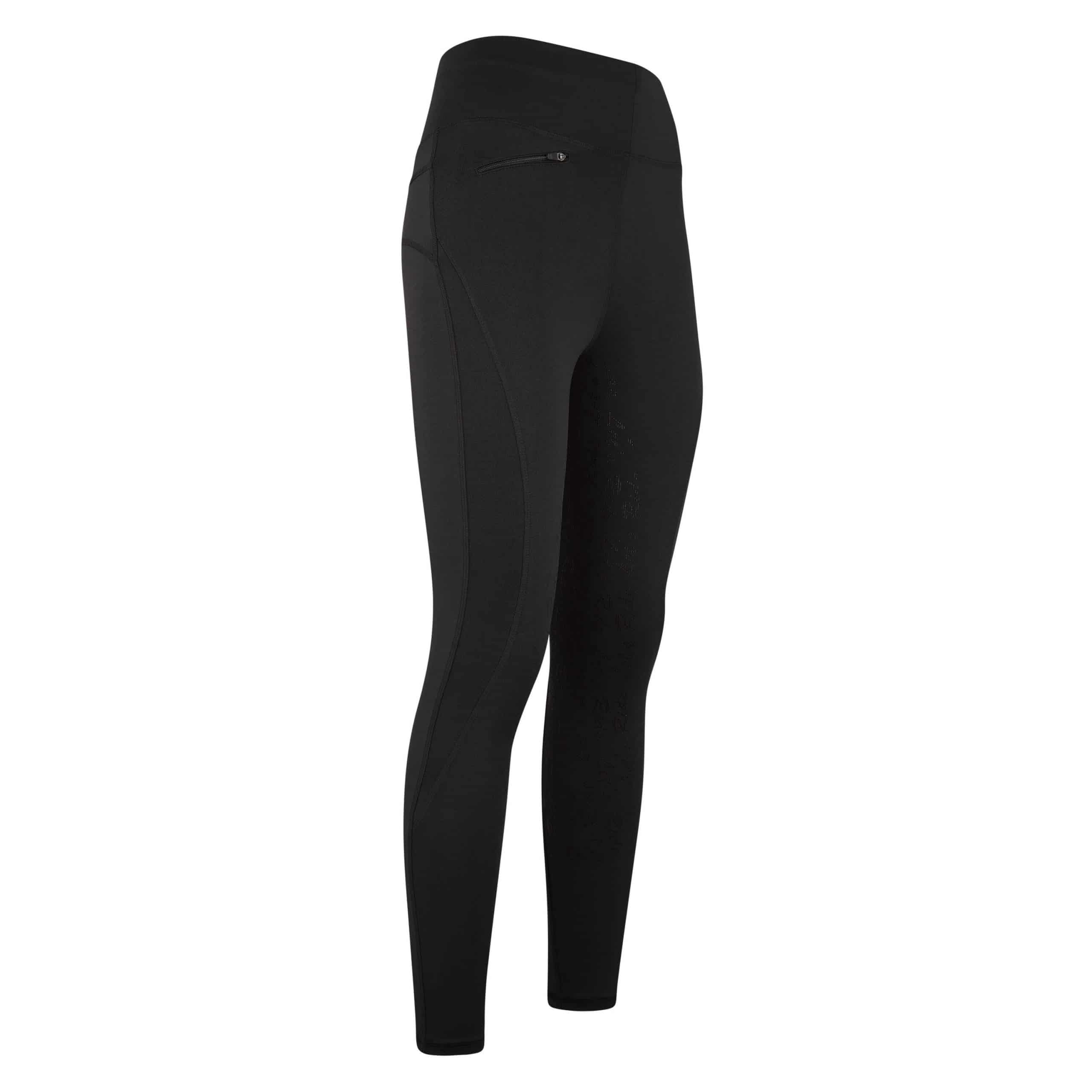 Reitleggings Damen ERDietse Winter mit Vollgrip