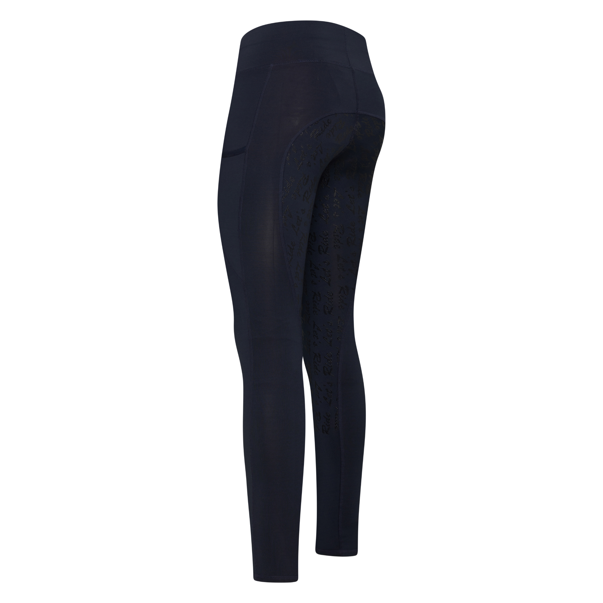 Reitleggings Damen ERDietse Winter mit Vollgrip