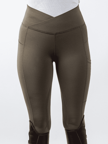 Reitleggings Damen Jocelyn Hybridgrip