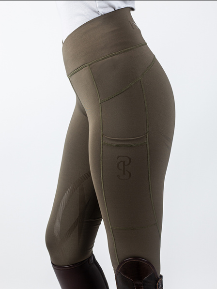 Reitleggings Damen Jocelyn Hybridgrip