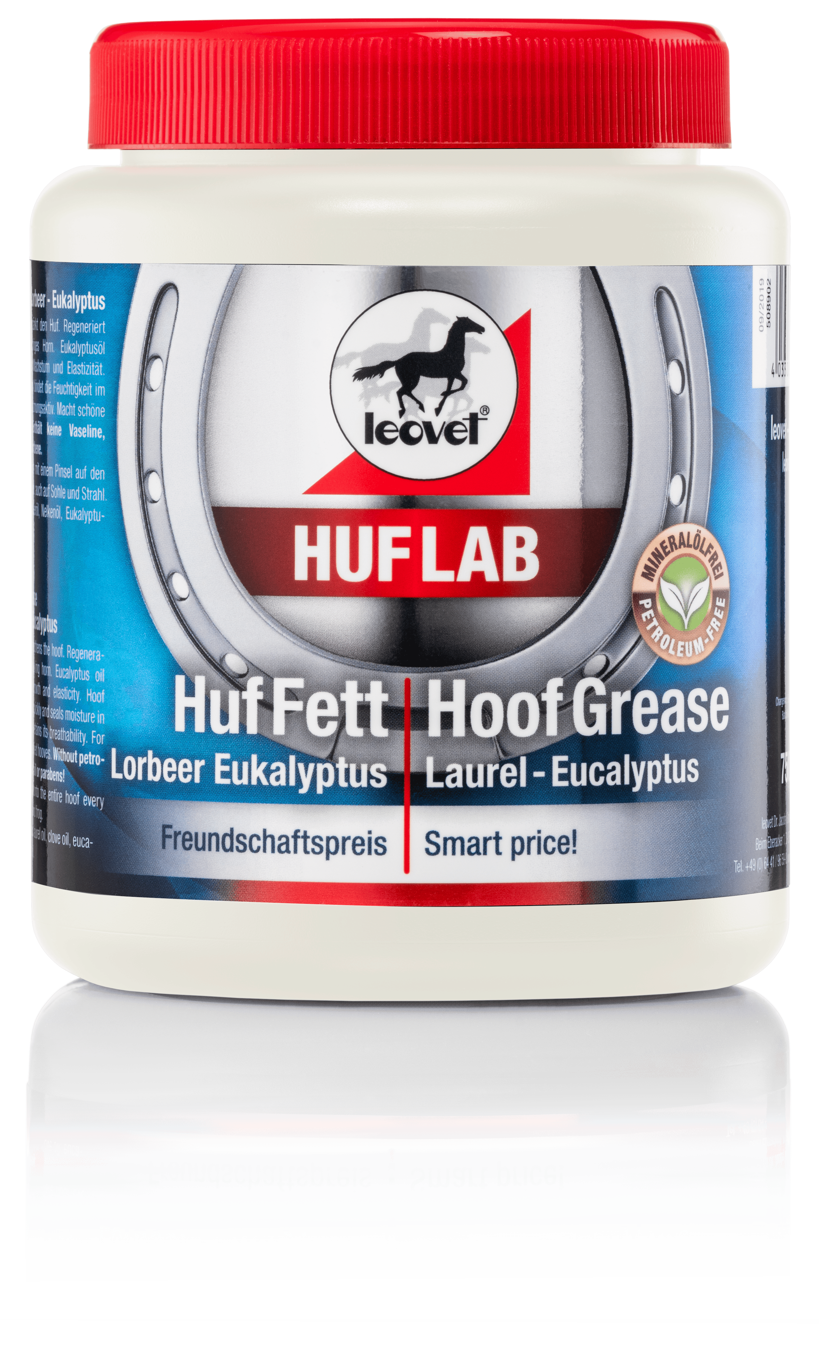 Huf Fett Lorbeer - Eukalyptus, 750 ml