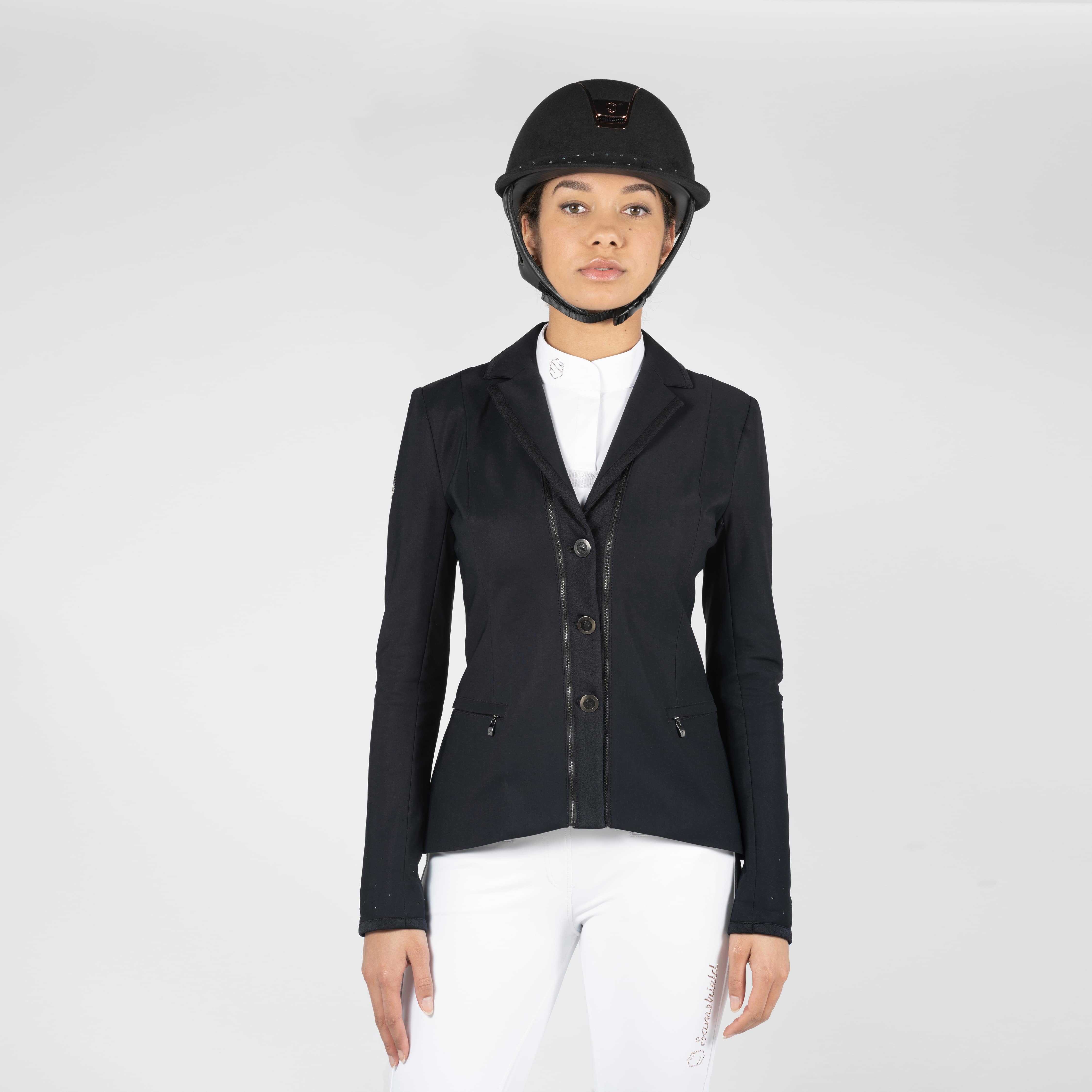 Turnierjacket Damen Domitille in Schwarz