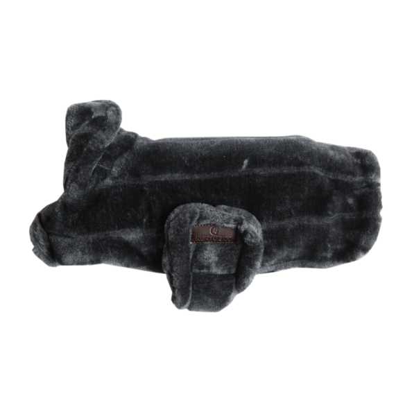 Hundemantel Fake Fur in grau