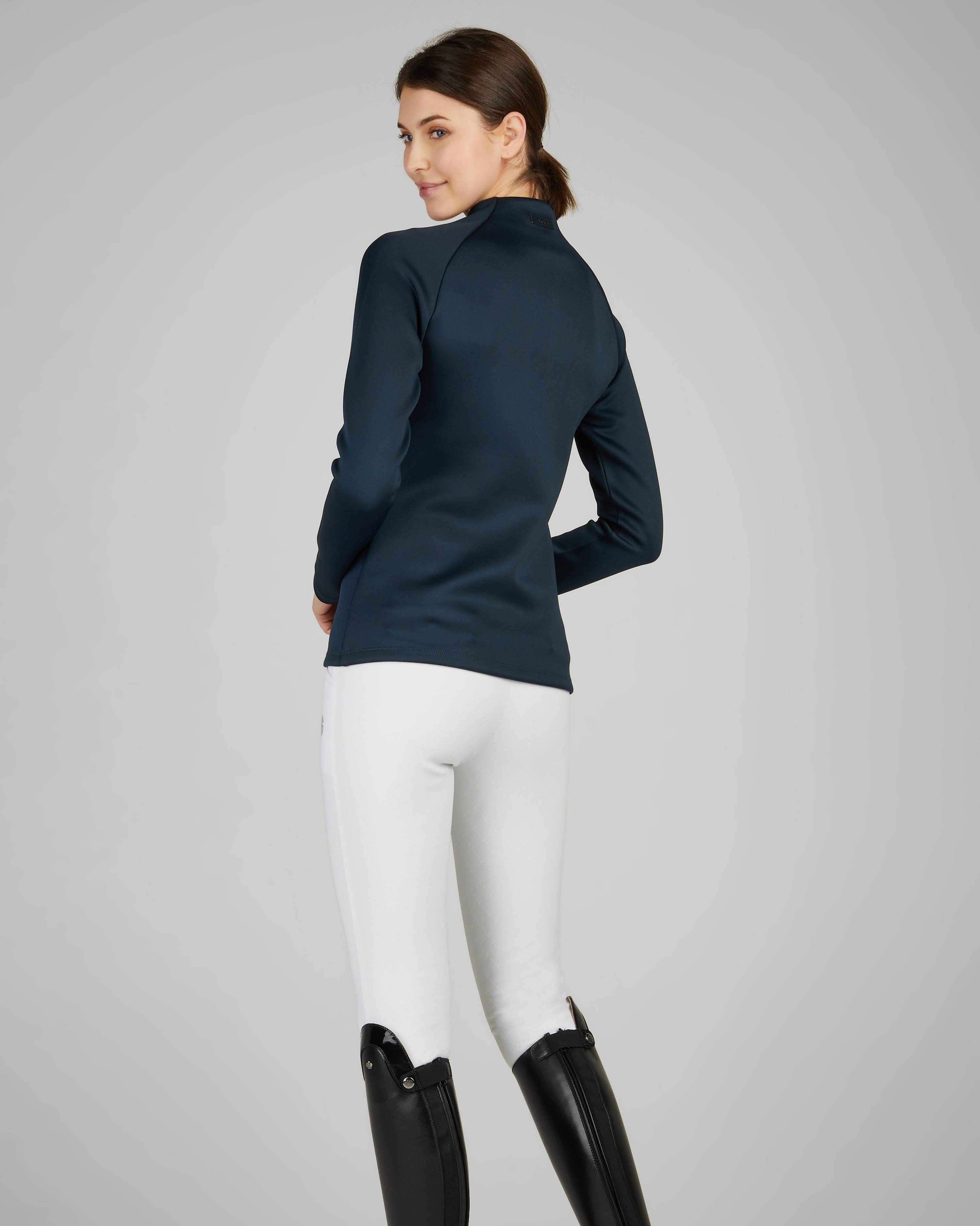 Funktionsshirt Damen Half Zip Platinum