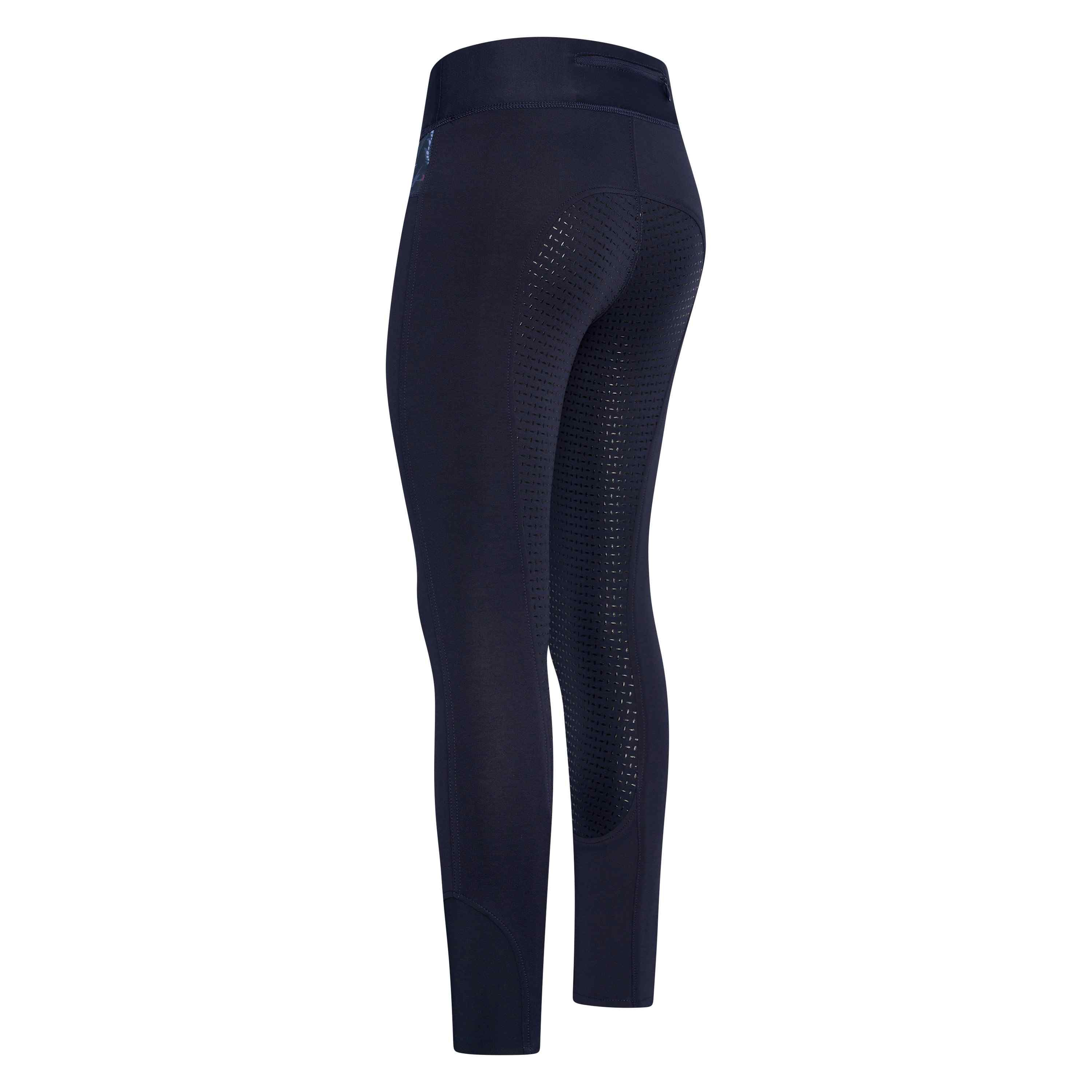 Reitleggings Kinder Cosmic sparkle Vollgrip in navy