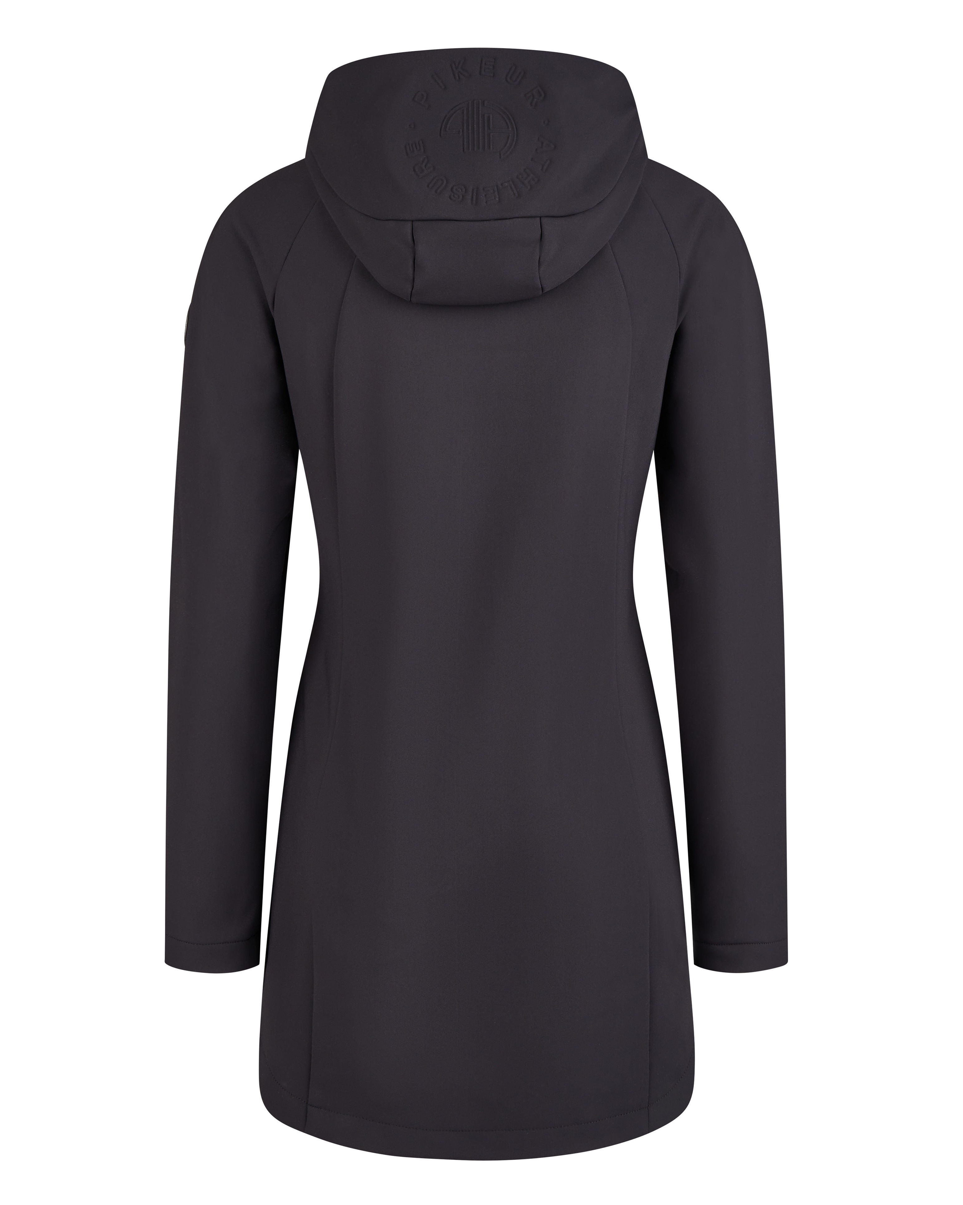 Jacke Damen Softshell Coat Athleisure in schwarz