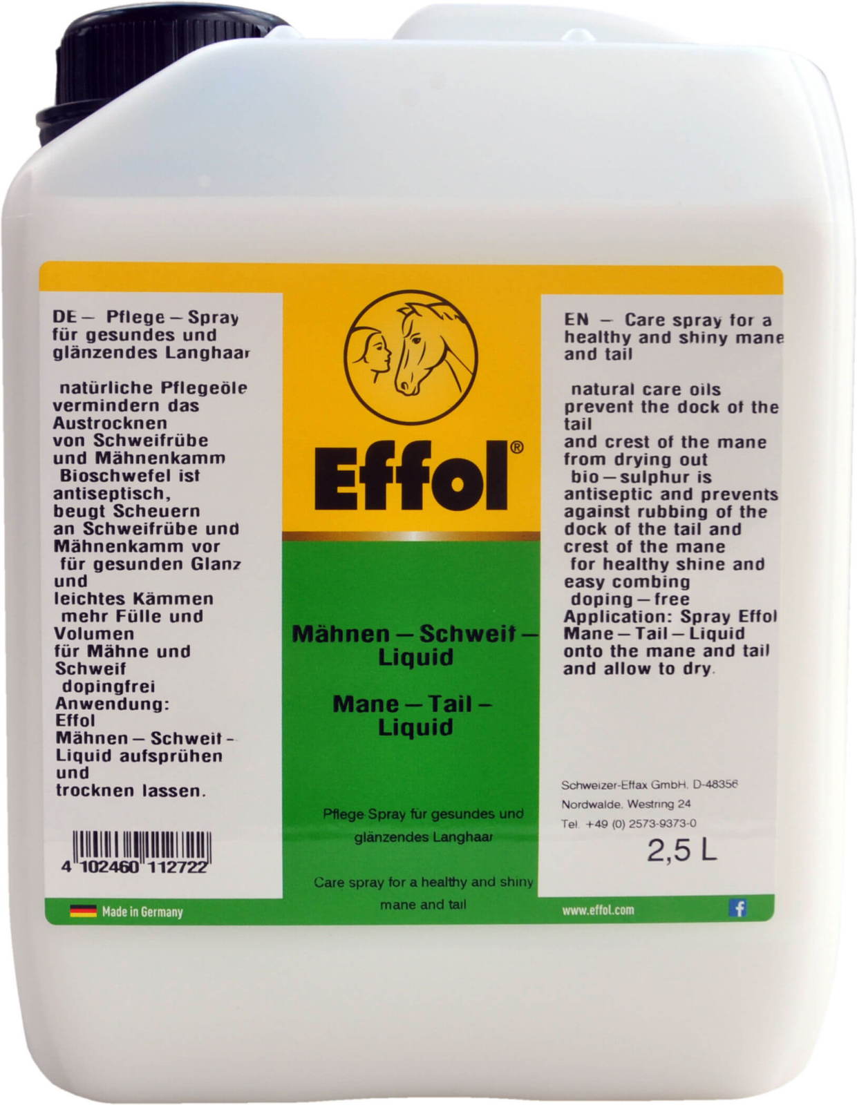 Effol-Mähnen-Schweif-Liquid, 500 ml