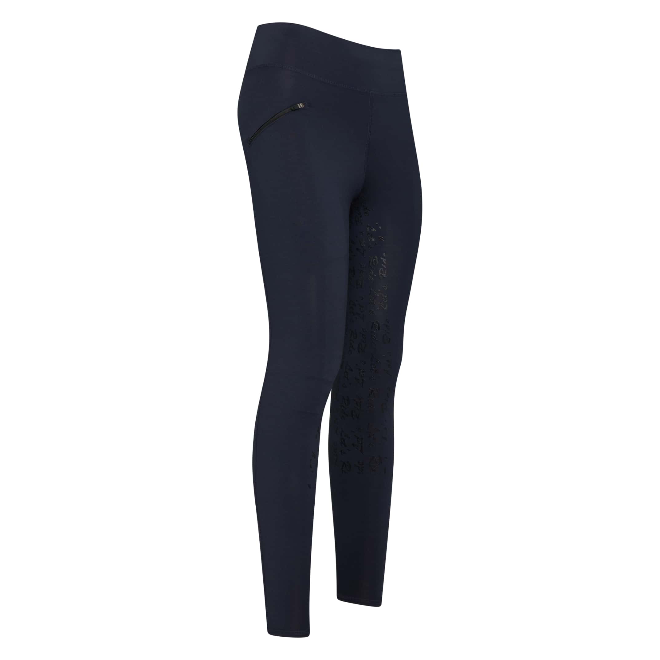 Reitleggings Damen ERDietse Winter mit Vollgrip