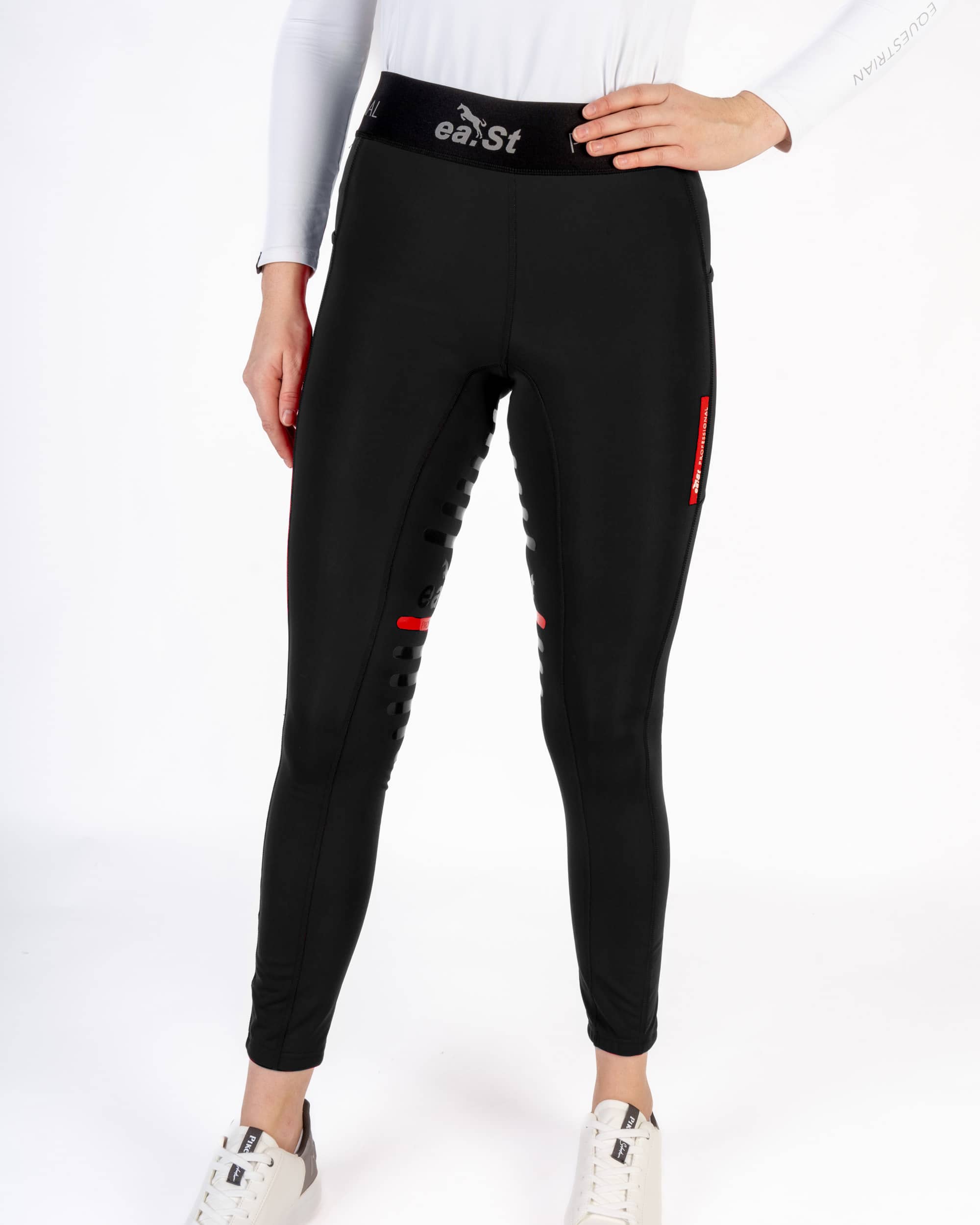 Reitleggings Damen Reggings® Winter Edition mit Voll-Grip