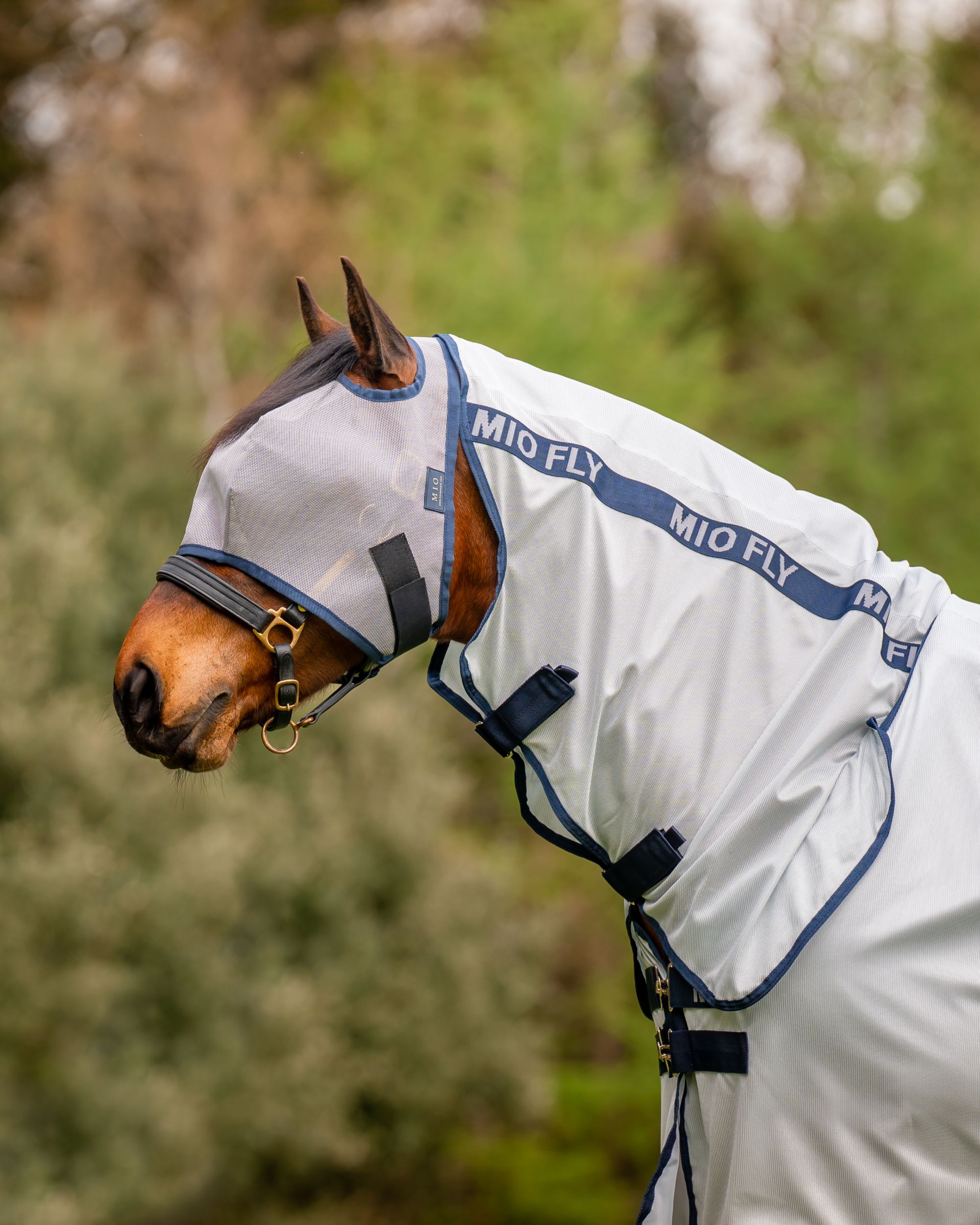 Fliegendecke Mio Fly Rug  in lunar Rock/navy