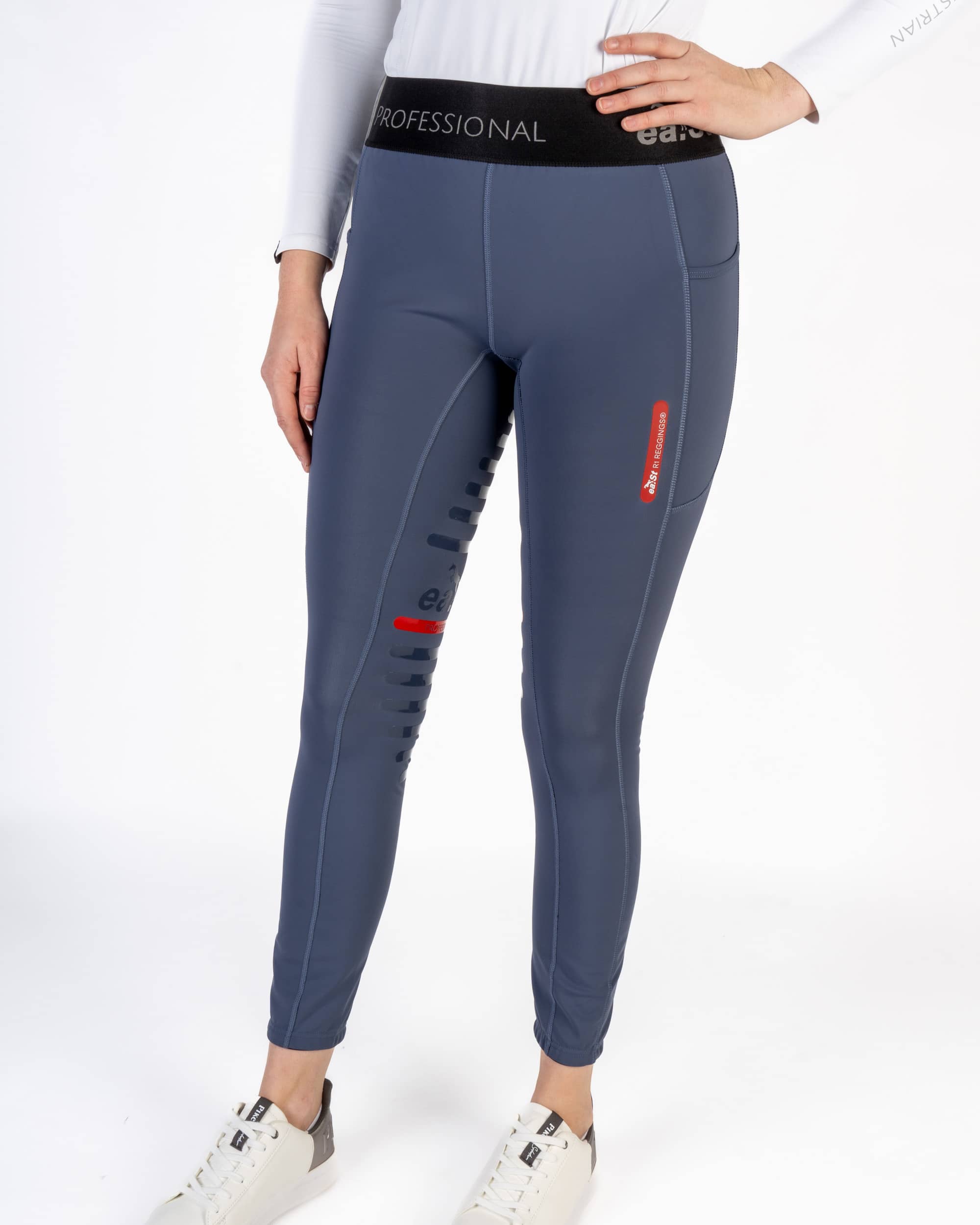 Reitleggings Damen Reggings® Winter Edition mit Voll-Grip