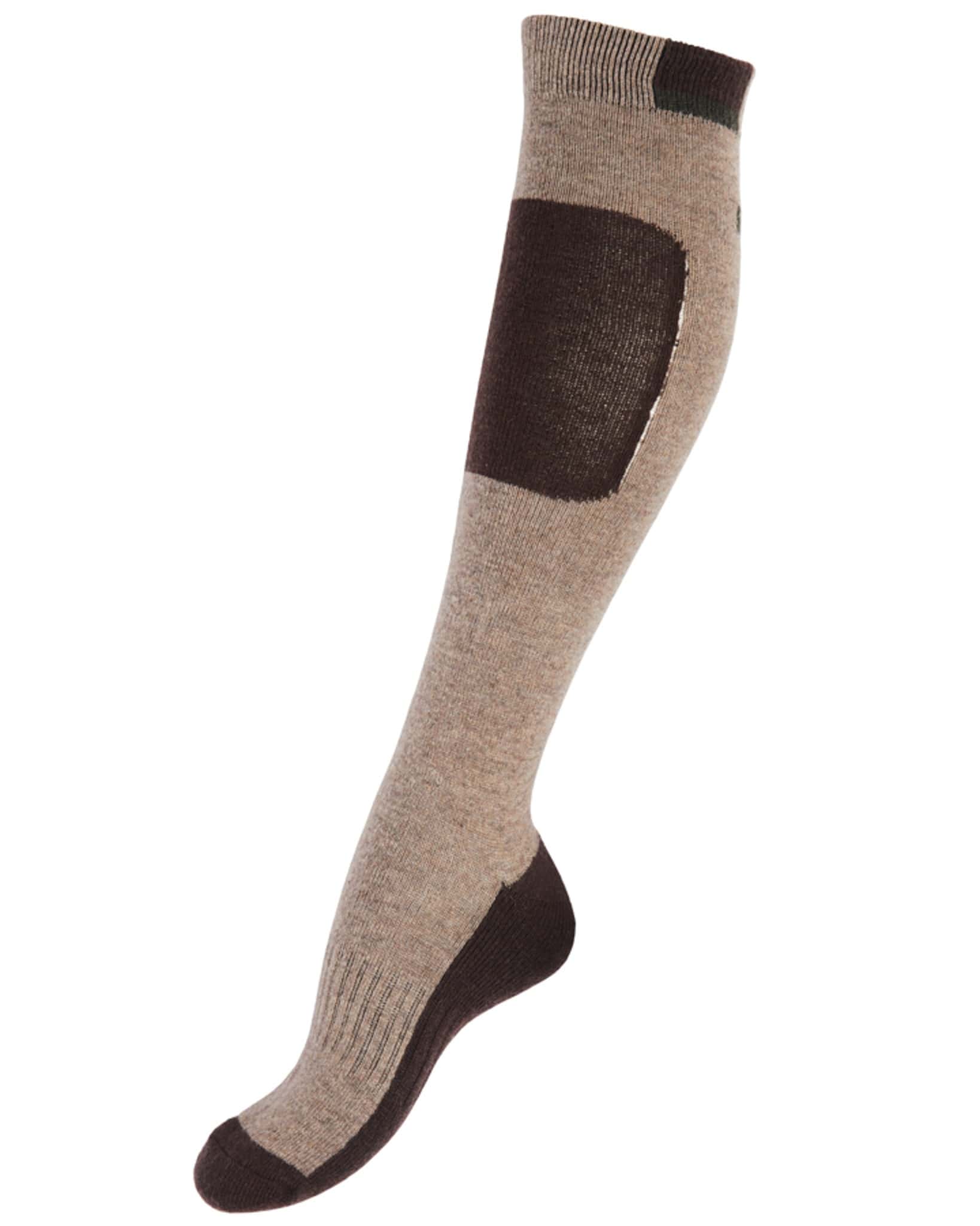 Kniestrümpfe Wollmix Unisex KLsuvan in Brown Iron