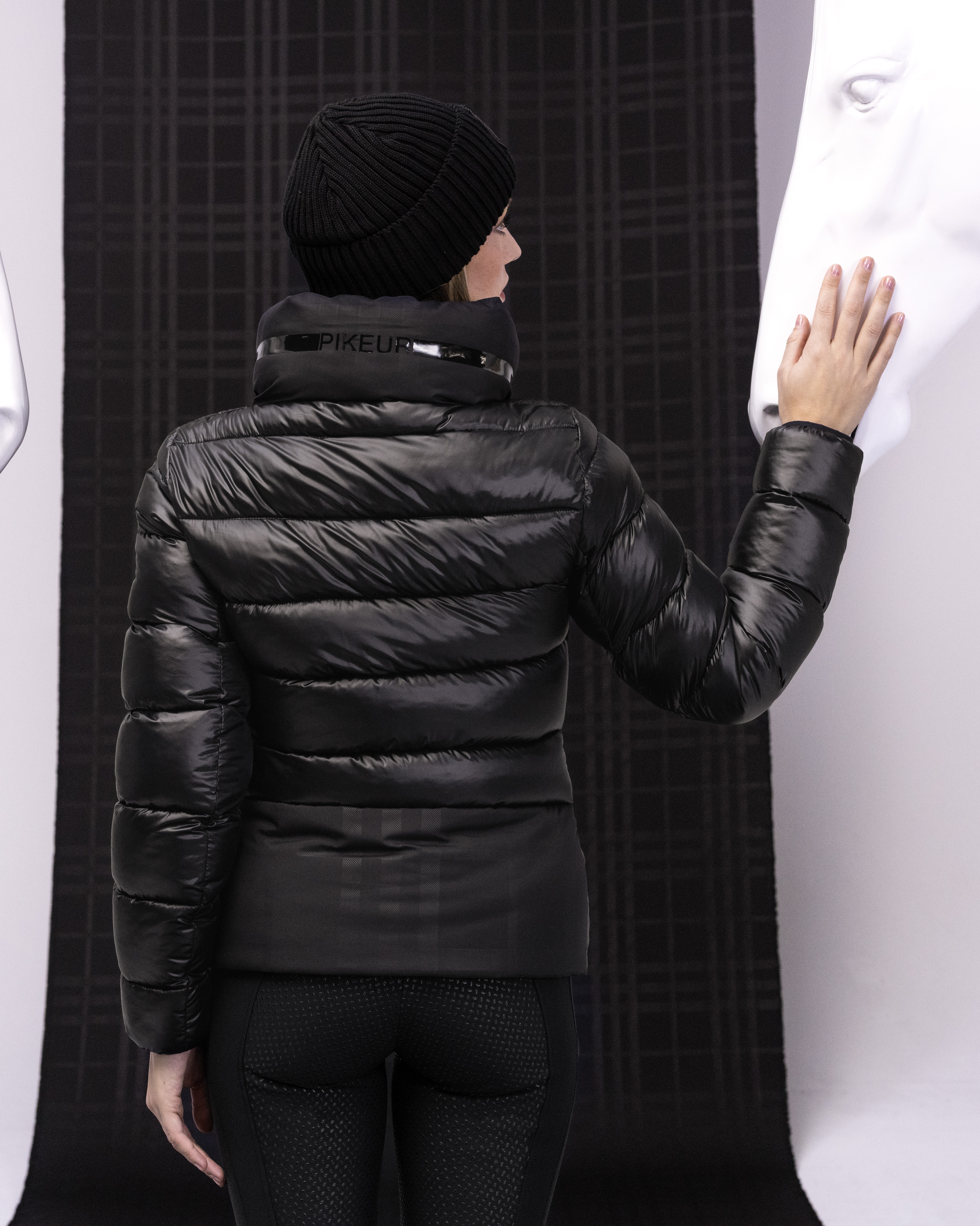 Jacke Damen Quilt Selection in caviar