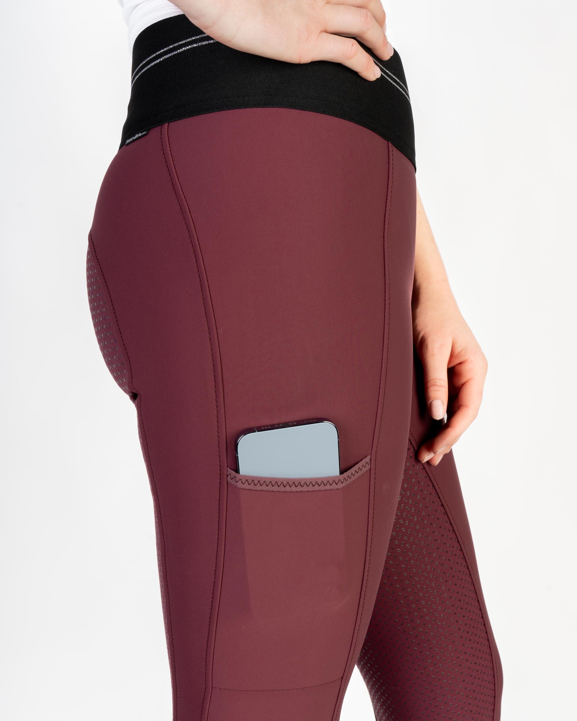 Reitleggings Damen Gia Athleisure Vollgrip