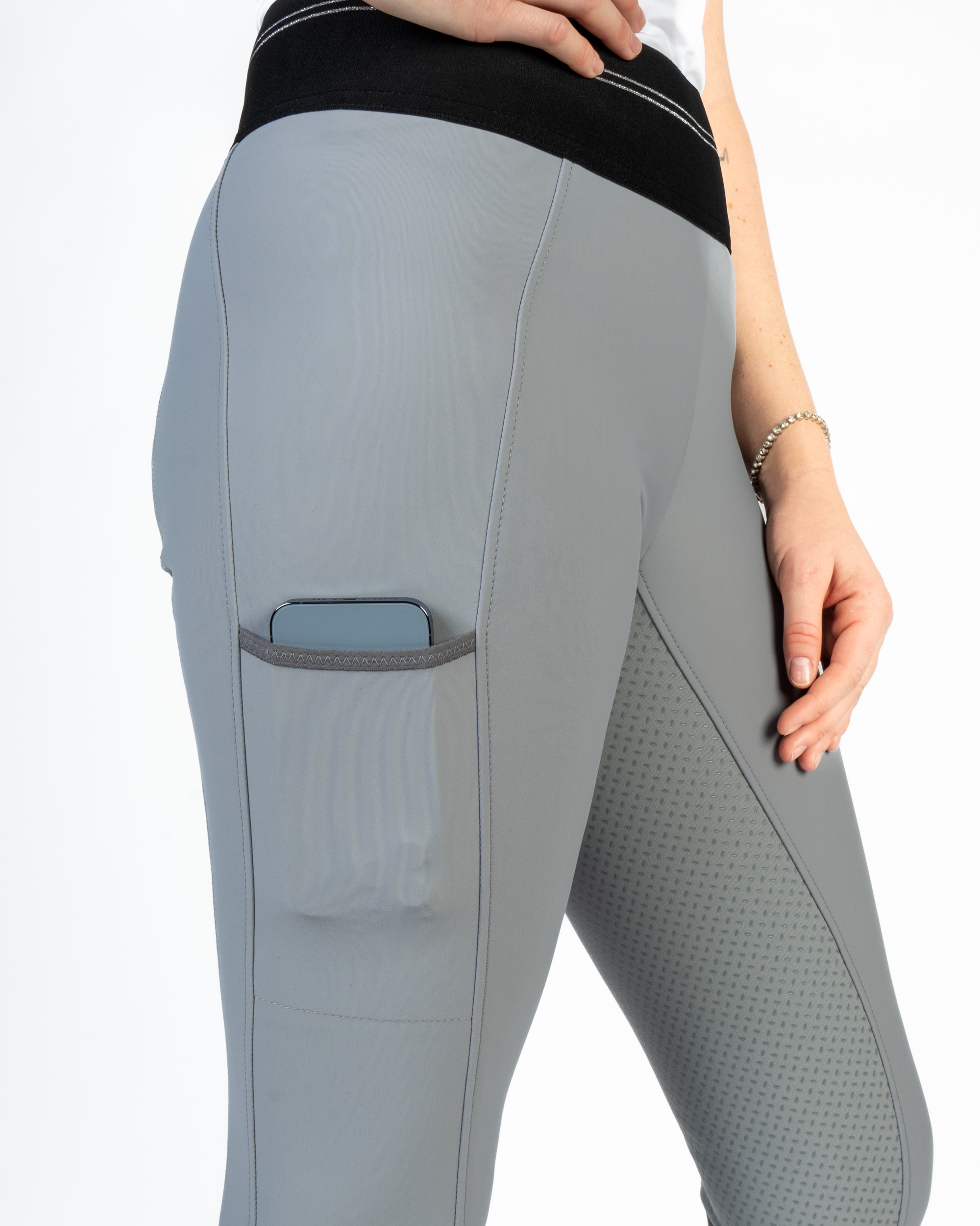 Reitleggings Damen Gia Athleisure Vollgrip