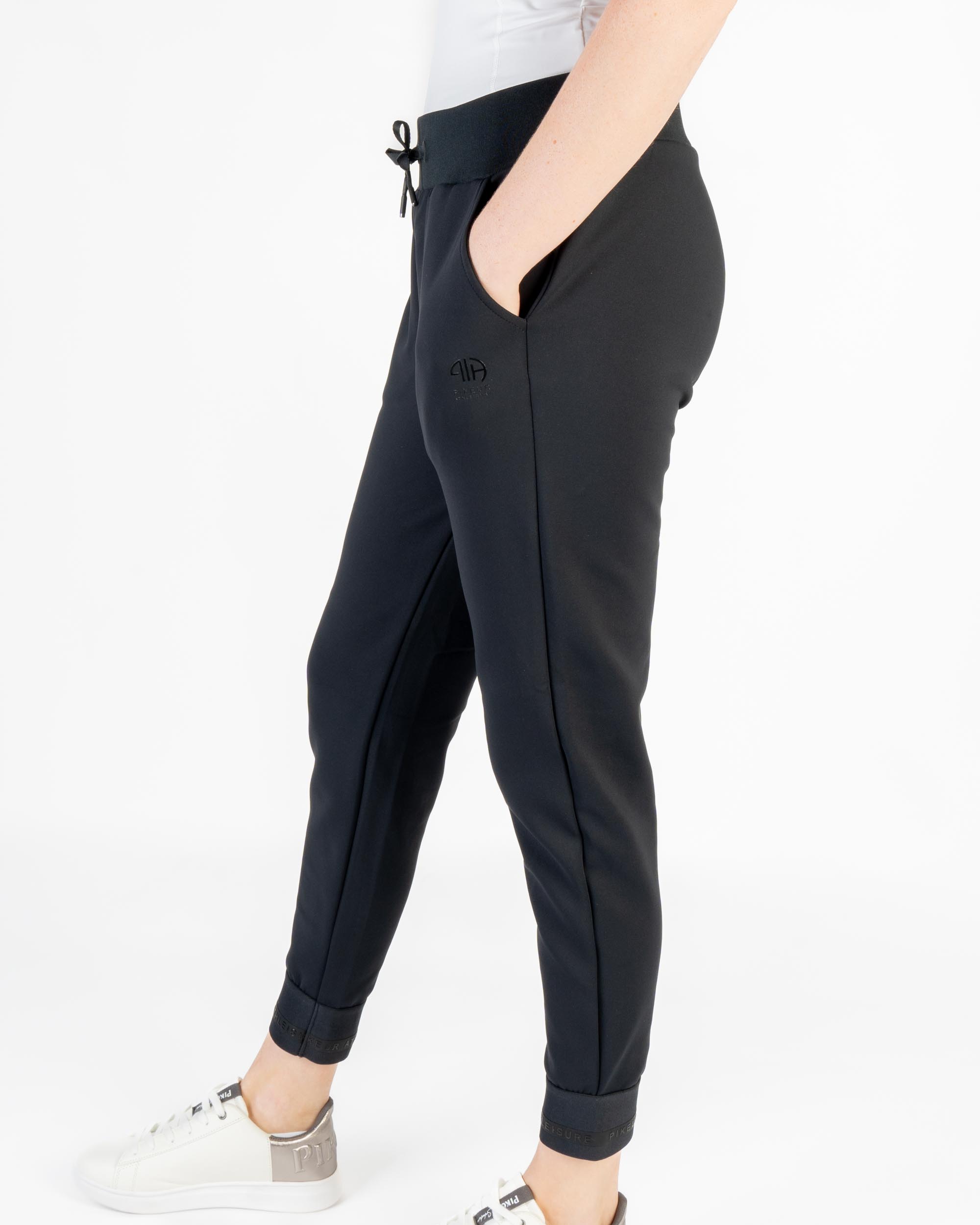 Jogginghose Damen Athleisure in caviar