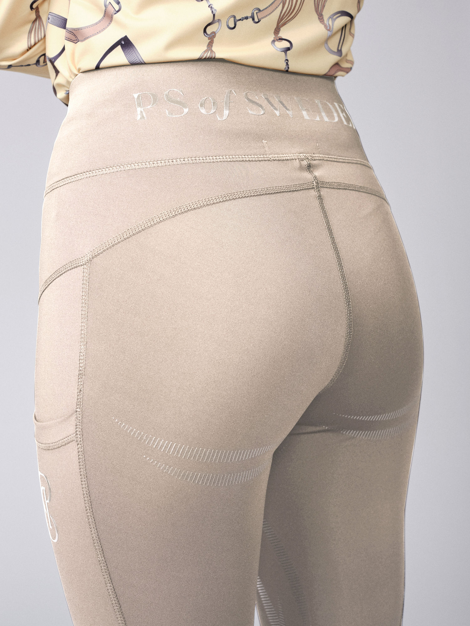 Reitleggings Damen Jocelyn Hybridgrip