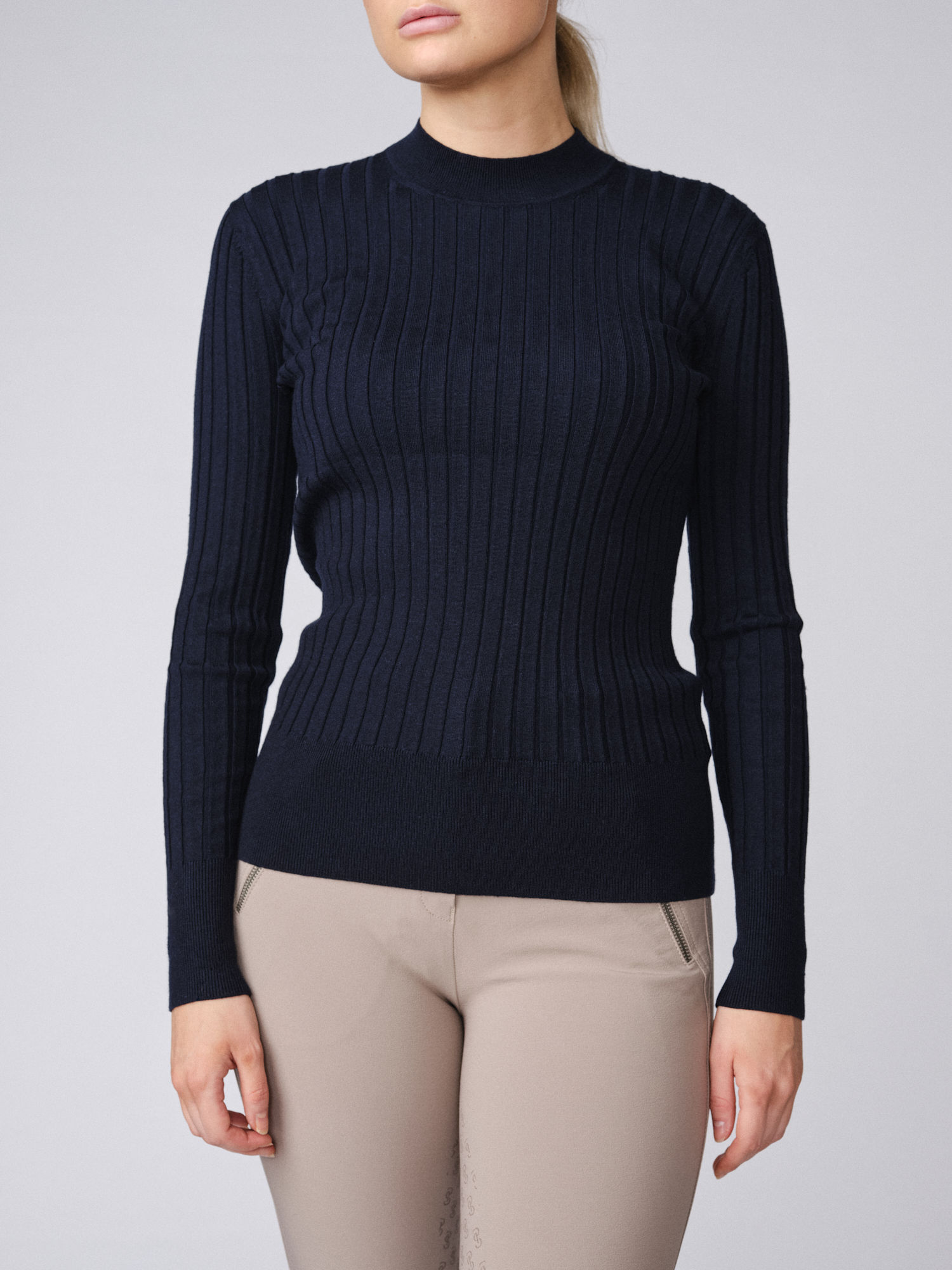 Pullover Damen Klara Knitted in Navy