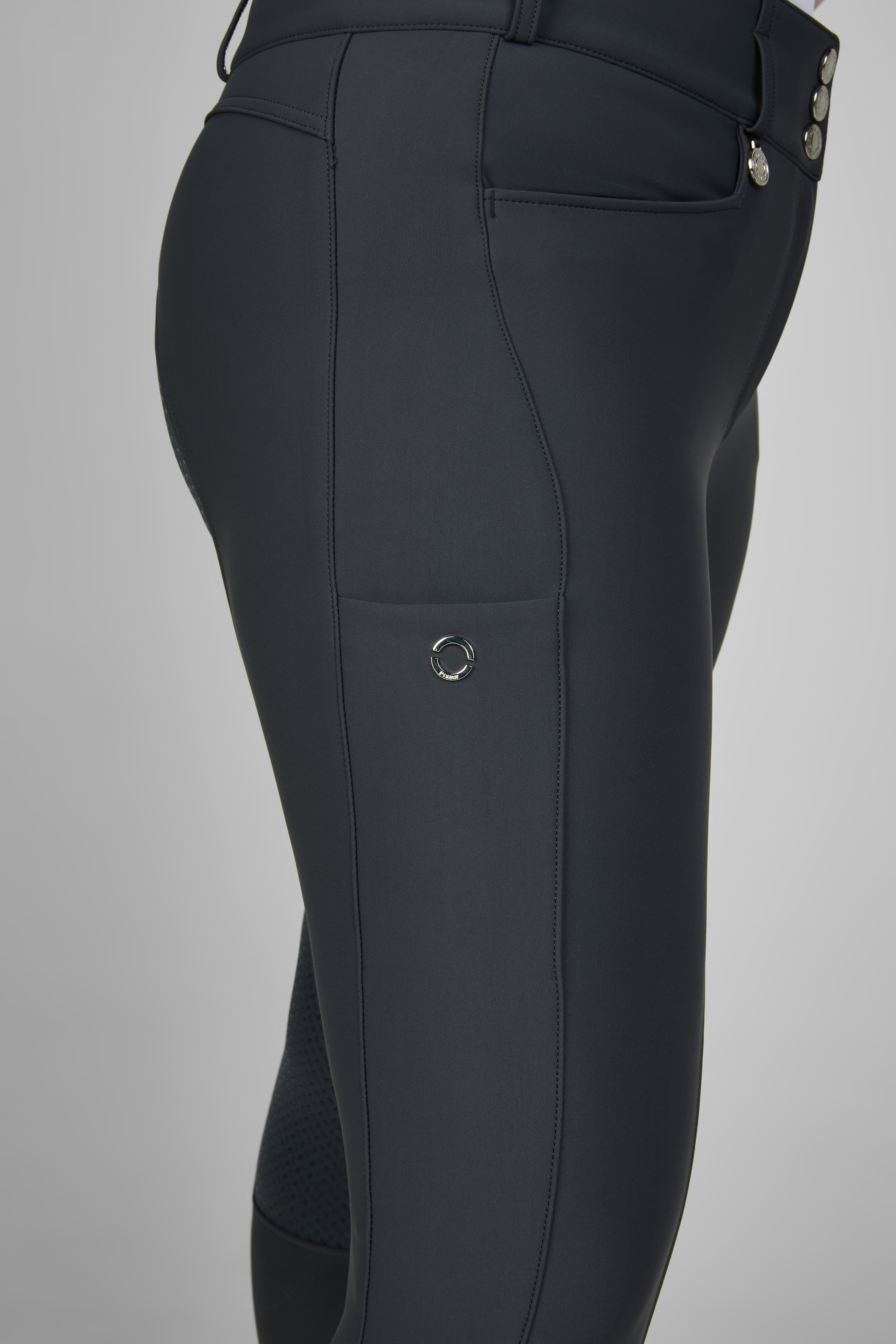 Reithose Damen New Candela Softshell Vollgrip