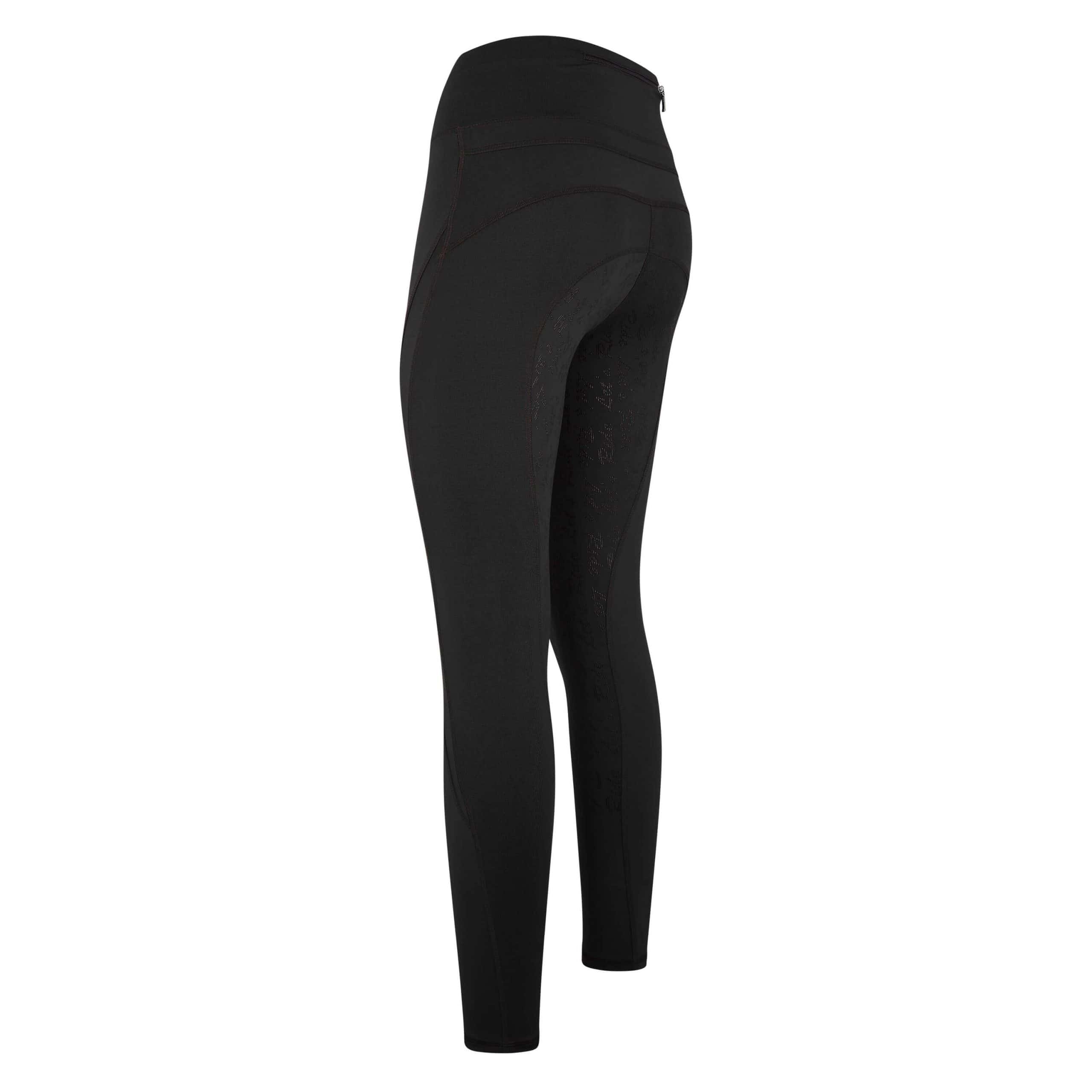 Reitleggings Damen ER Dietse Vollgrip in schwarz