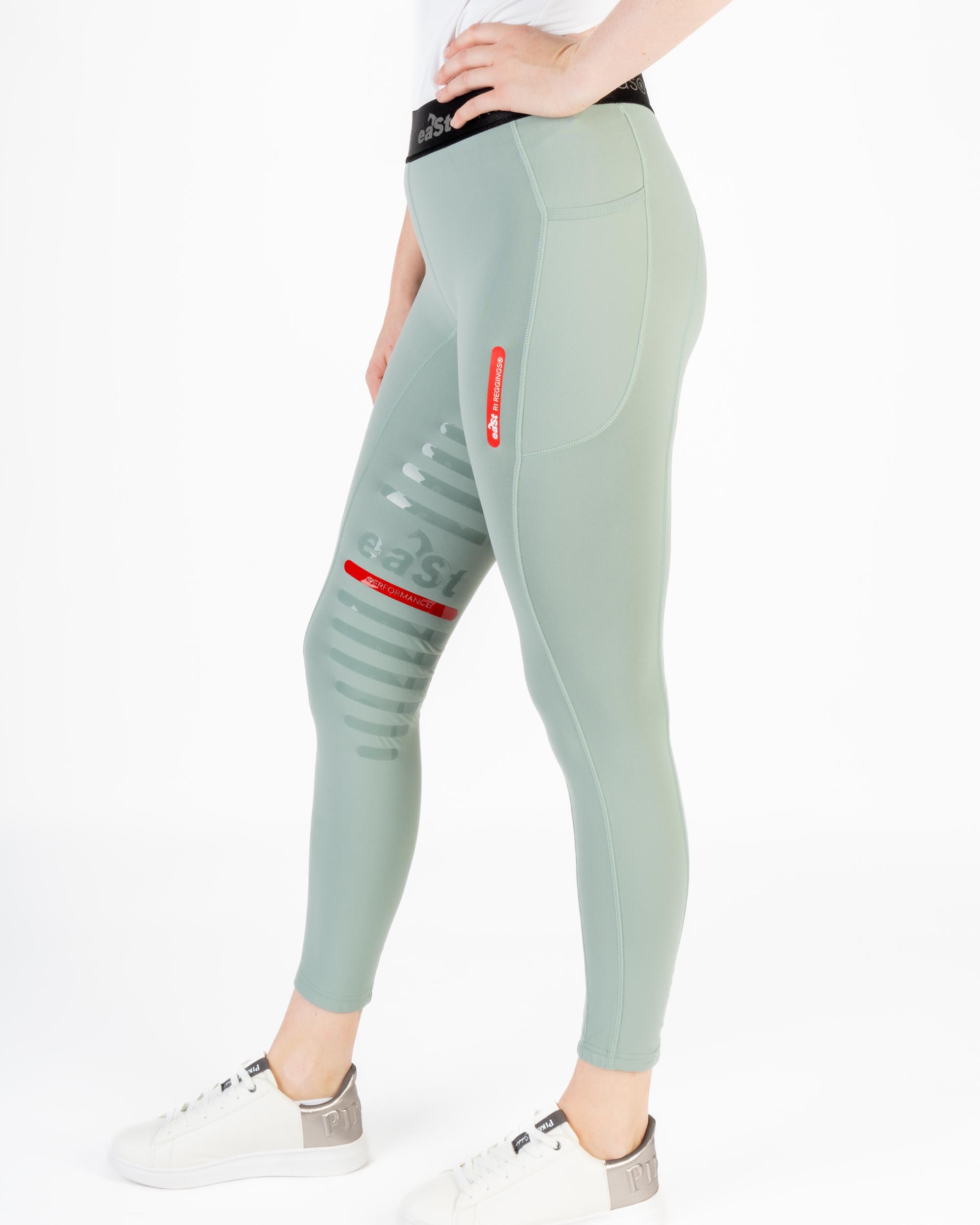 Reitleggings Damen Reggings® R1 mit Vollgrip