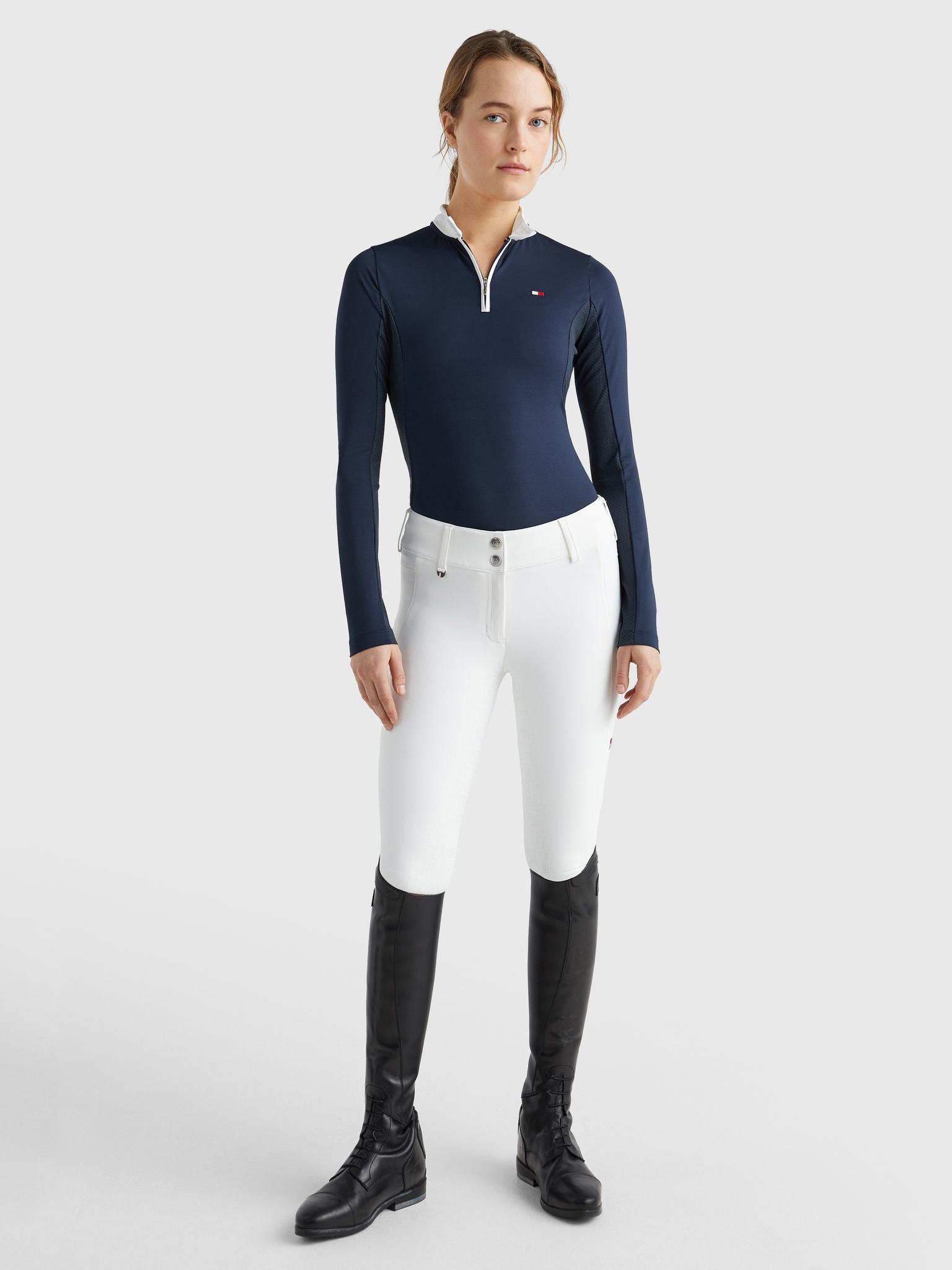 Turniershirt Damen Fresh Air Performance Longsleeve in Desert Sky