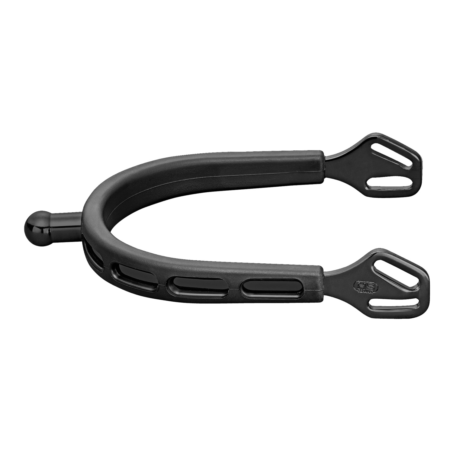 Sporen Ultra Fit Extra Grip Black Series mit Kugel, HS-Edelstahl rostfrei