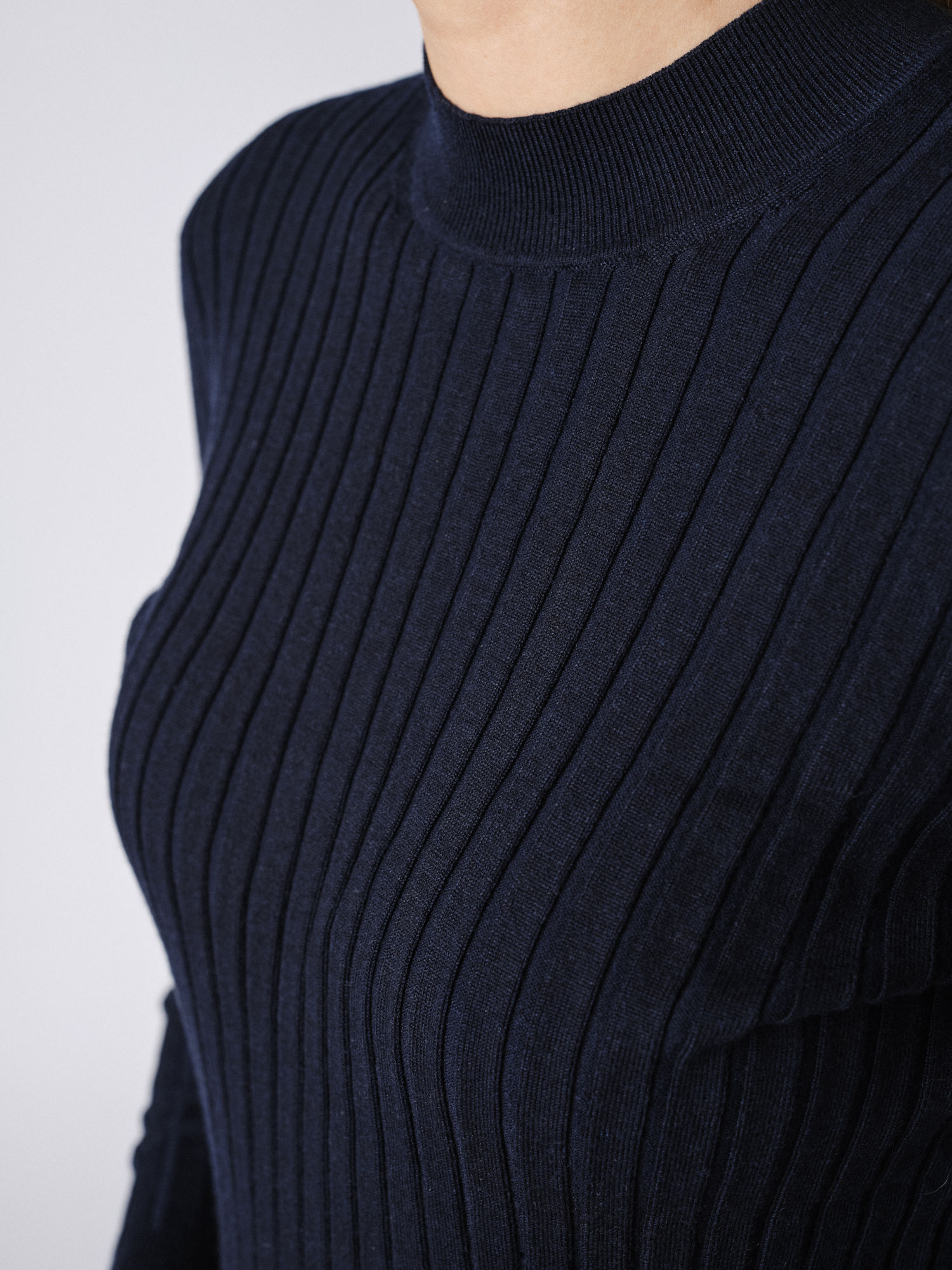 Pullover Damen Klara Knitted in Navy