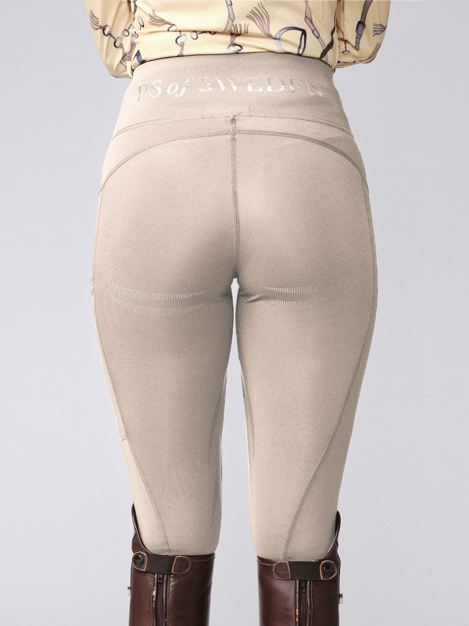 Reitleggings Damen Jocelyn Hybridgrip