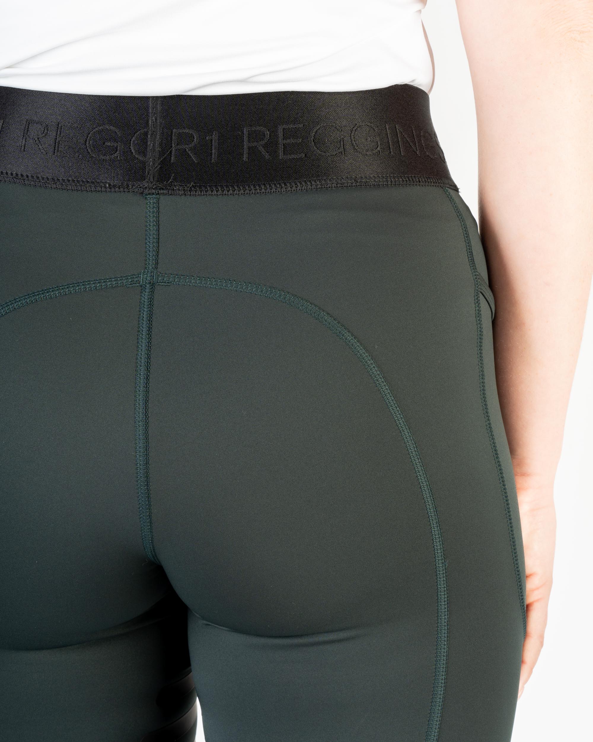 Reitleggings Damen Reggings® R1 Mid Season mit Vollgrip