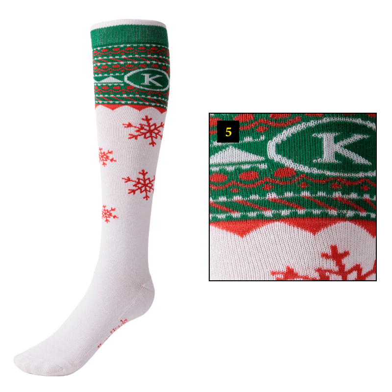 Kniestrümpfe "KavalSocks Christmas"-1P.