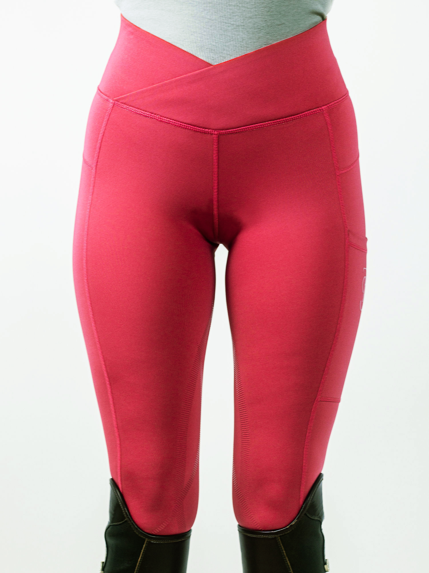 Reitleggings Damen Jocelyn Hybridgrip