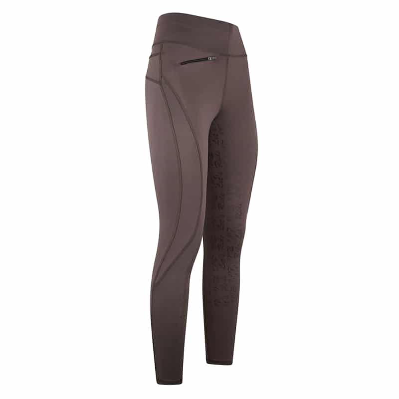 Reitleggings Damen ERDietse Winter mit Vollgrip