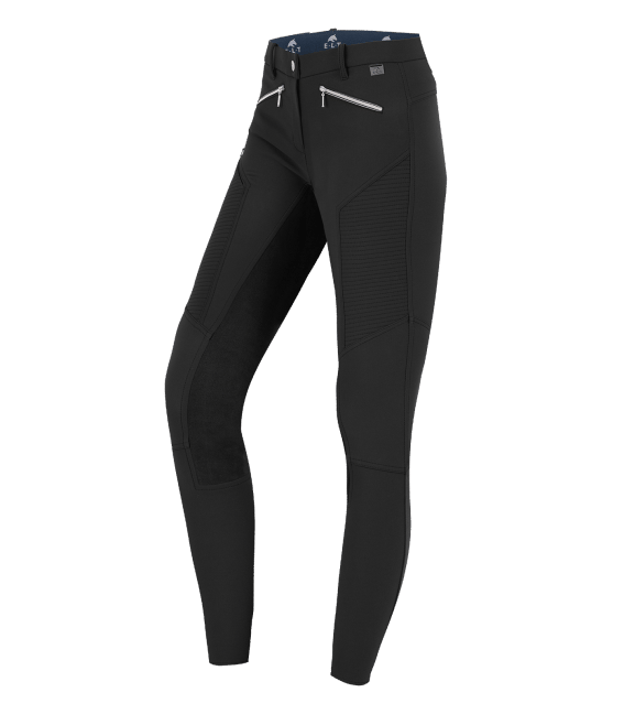 Reithose Damen Gala Vollbesatz in schwarz