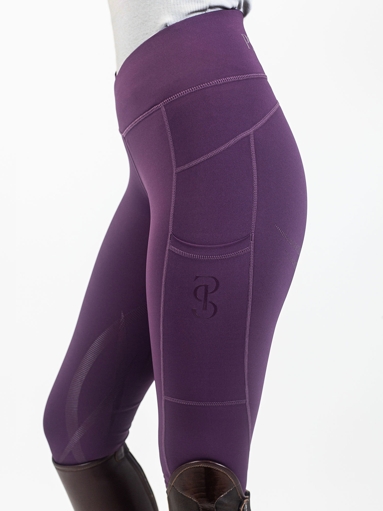 Reitleggings Damen Jocelyn Hybridgrip