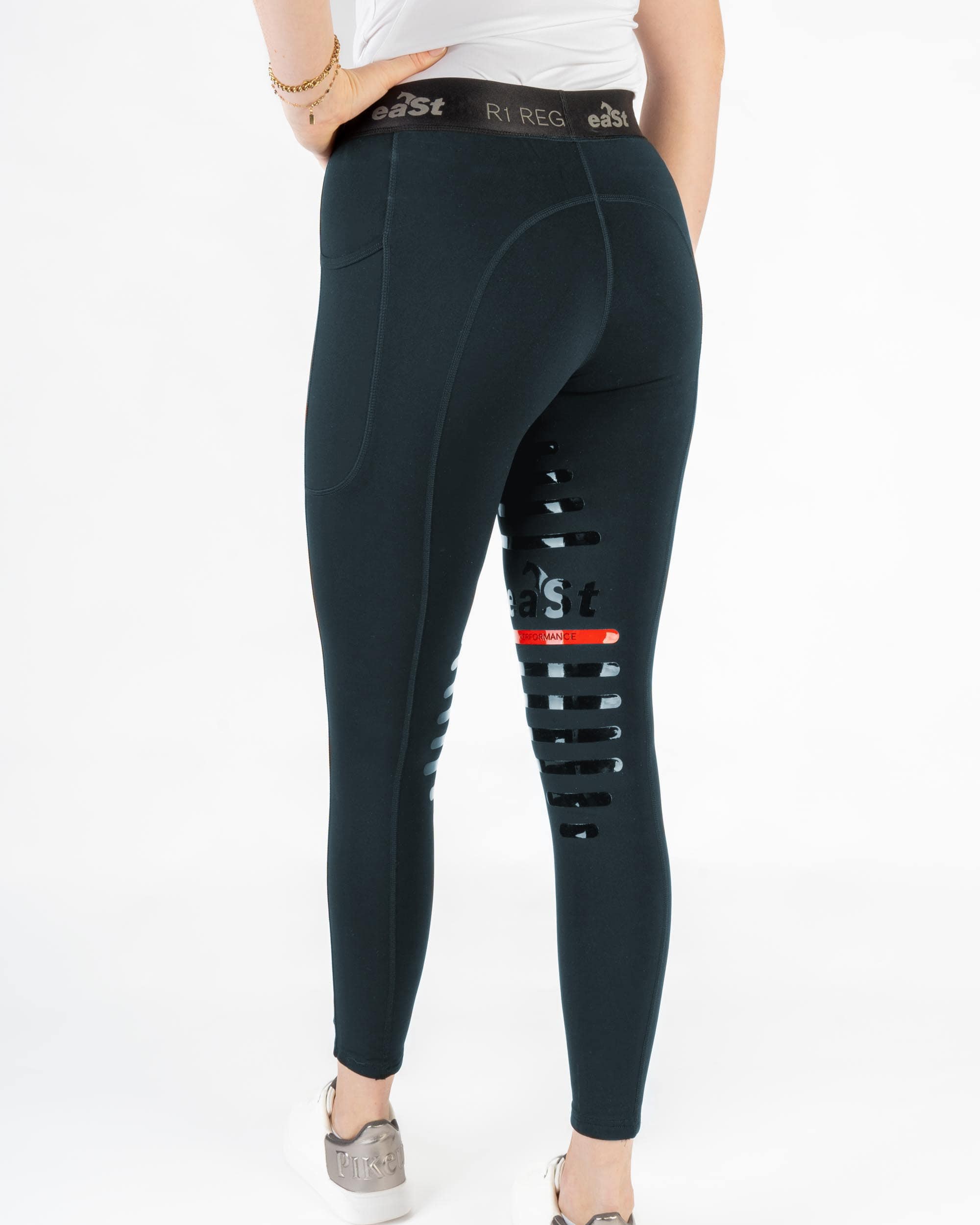 Reitleggings Damen Reggings® R1 mit Vollgrip