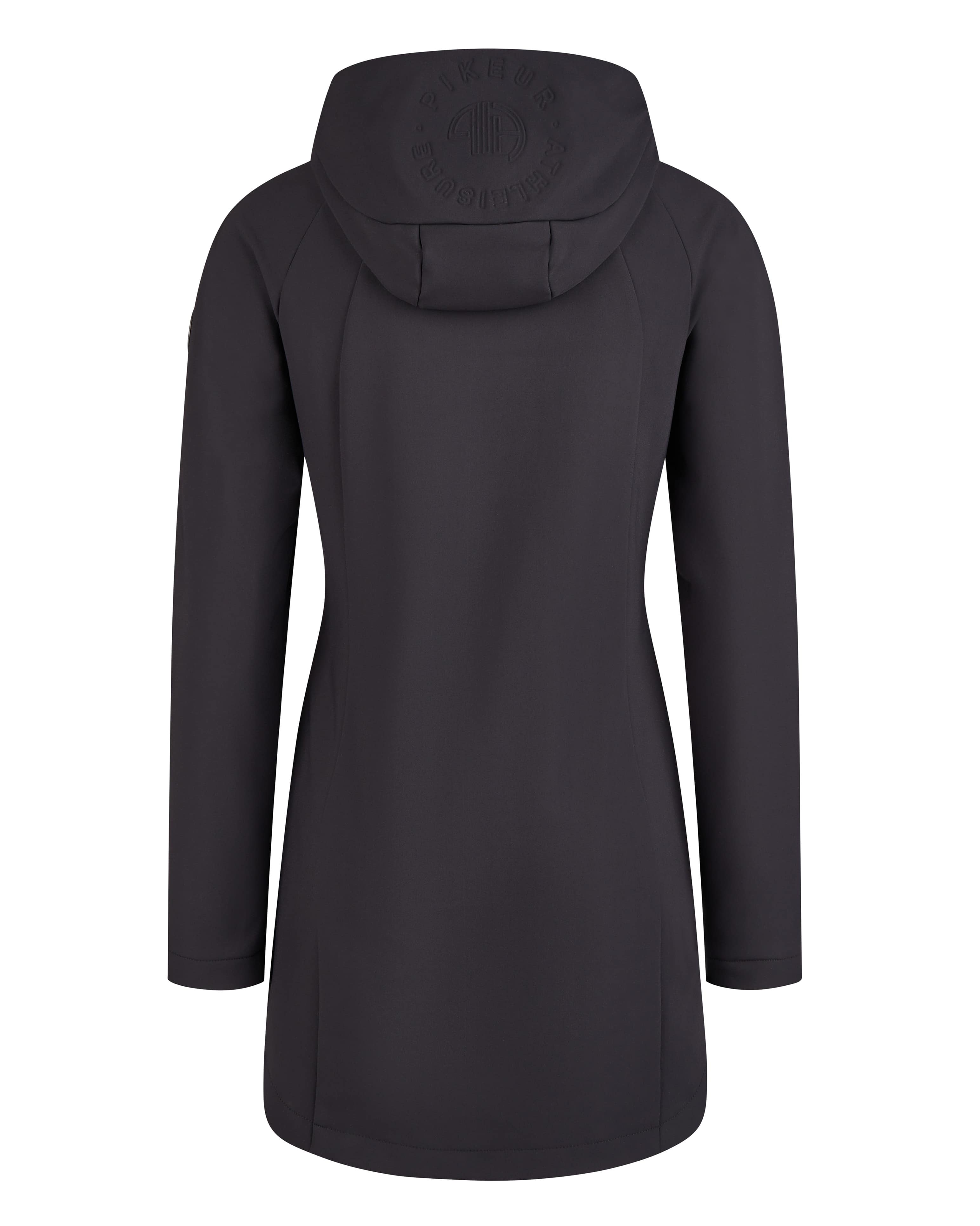 Jacke Damen Softshell Coat Athleisure in schwarz