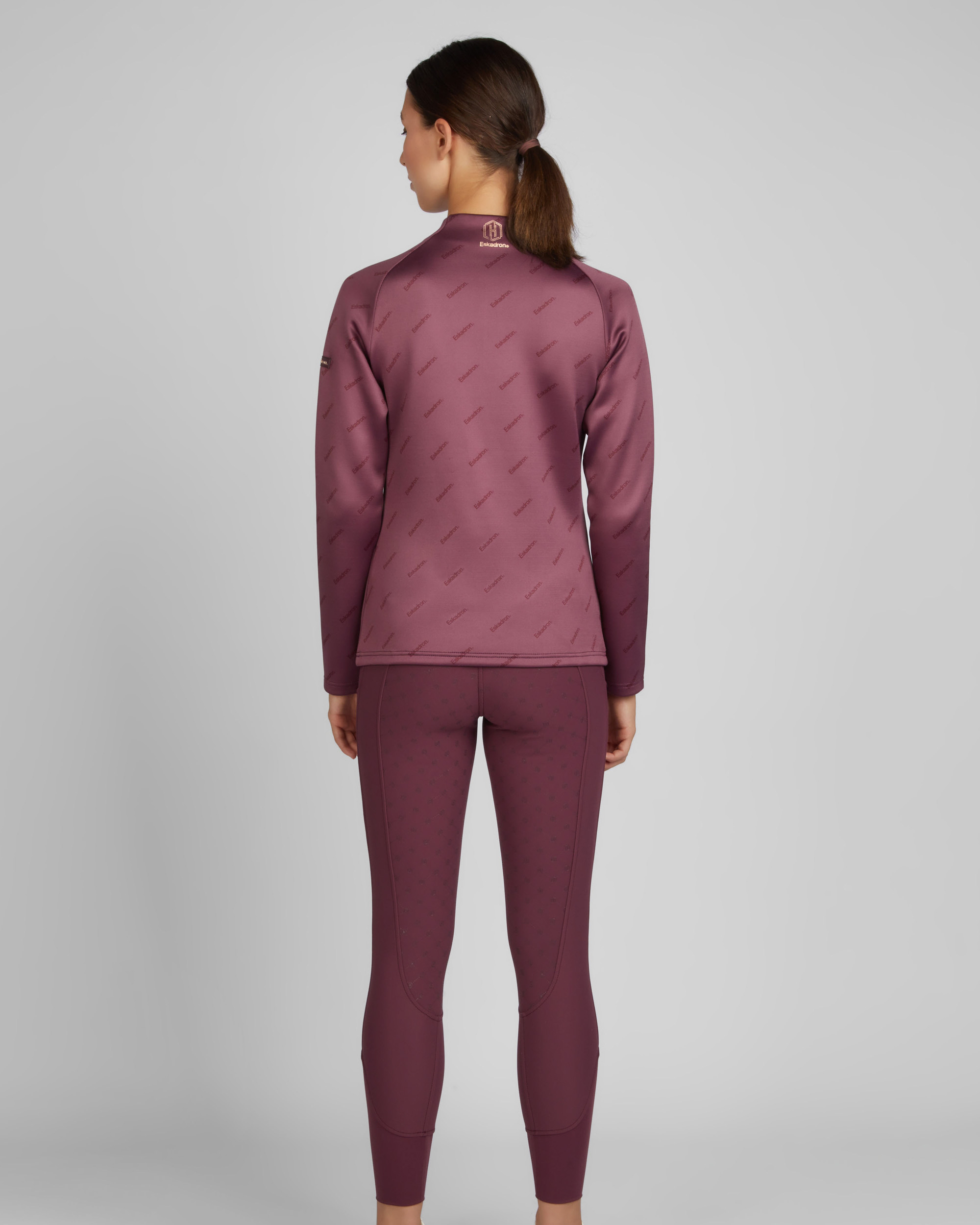 Shirt Damen Half-Zip Jersey Heritage