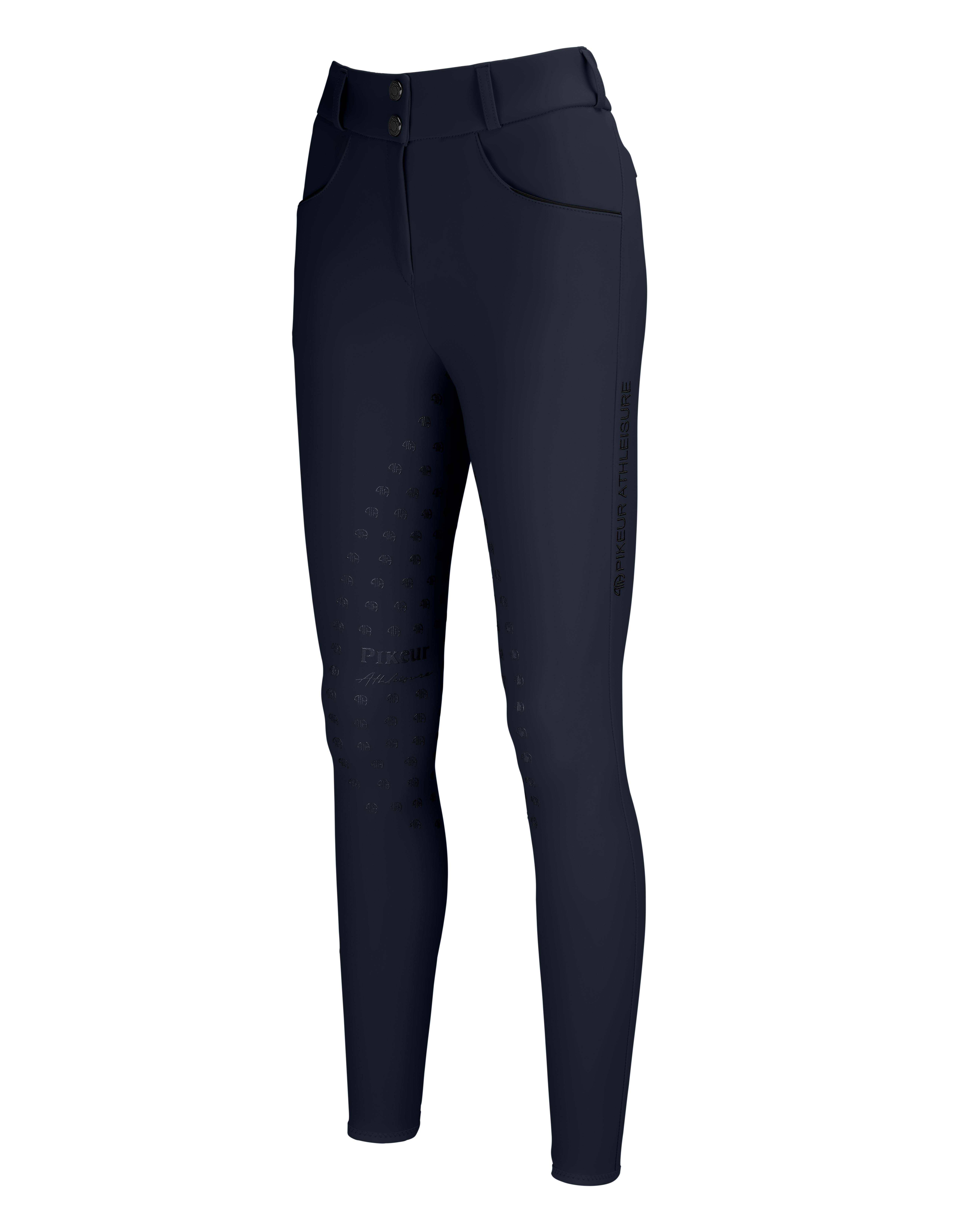 Reithose Damen Athleisure Mid-Waist Vollgrip