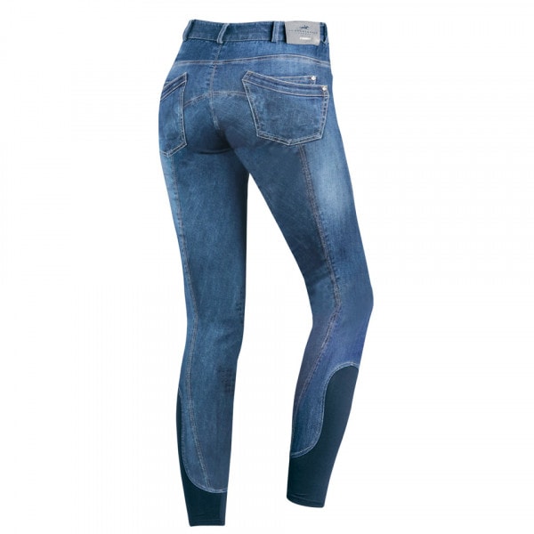 Reithose Damen Lyra Jeans Kniegrip