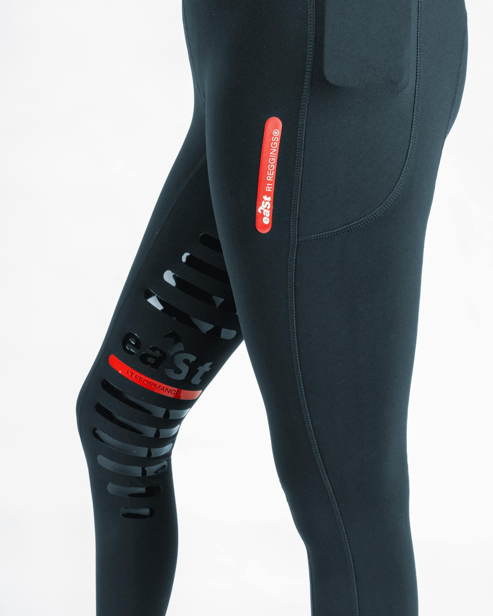 Reitleggings Damen Reggings® R1 mit Vollgrip