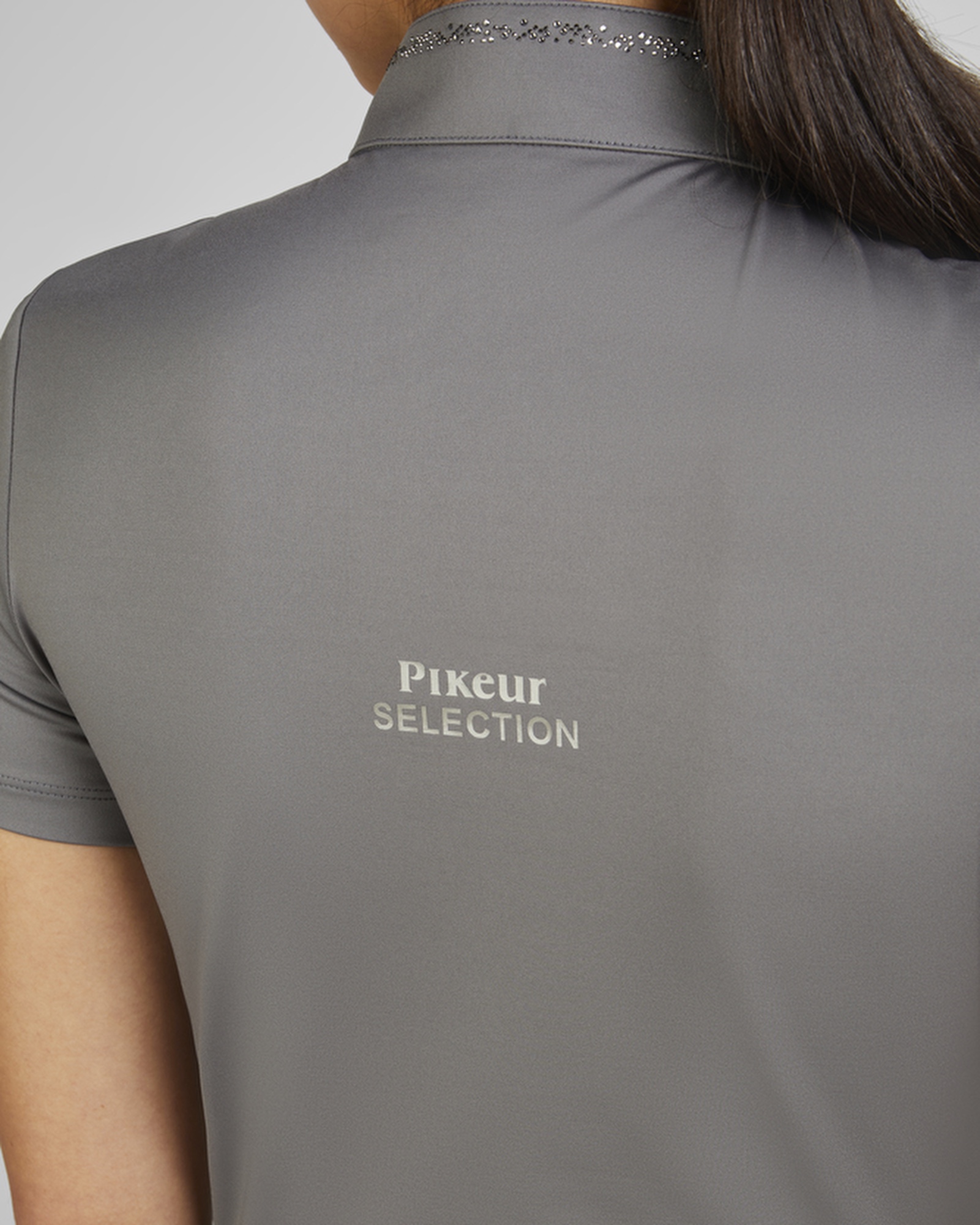 Shirt Damen Button Selection in mystic grey