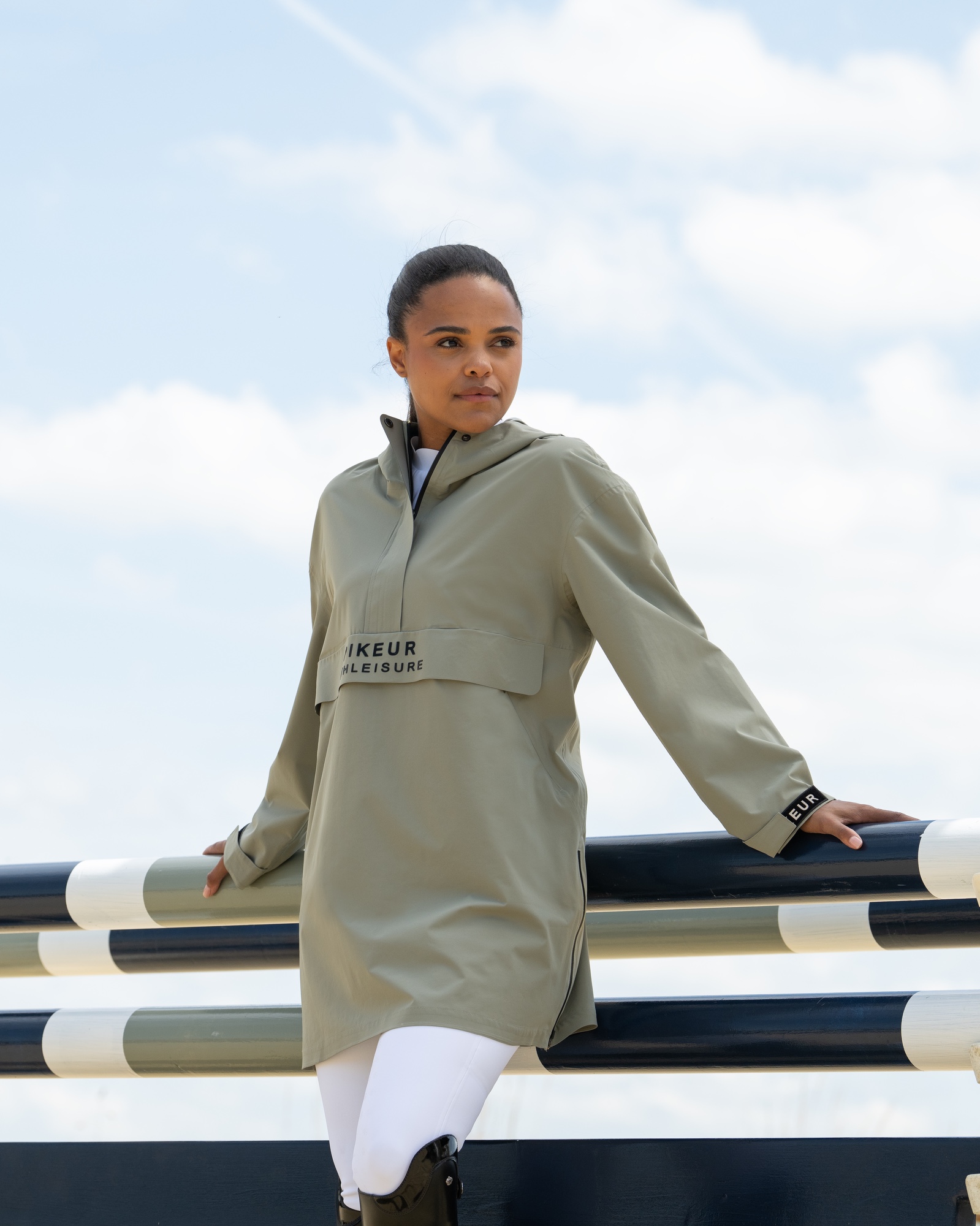 Regenponcho Damen Athleisure in light moss