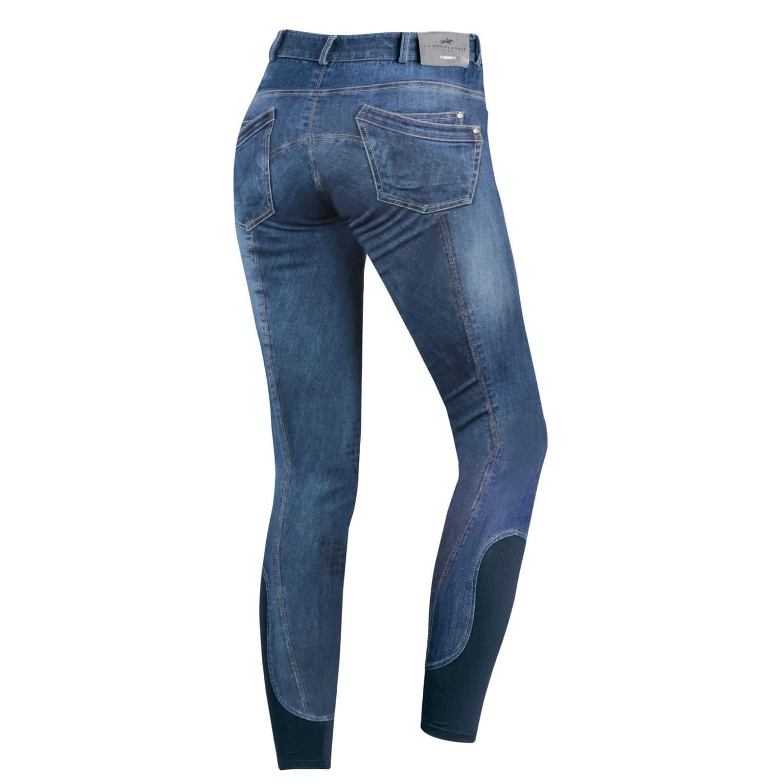 Reithose Damen Lyra Jeans Kniegrip