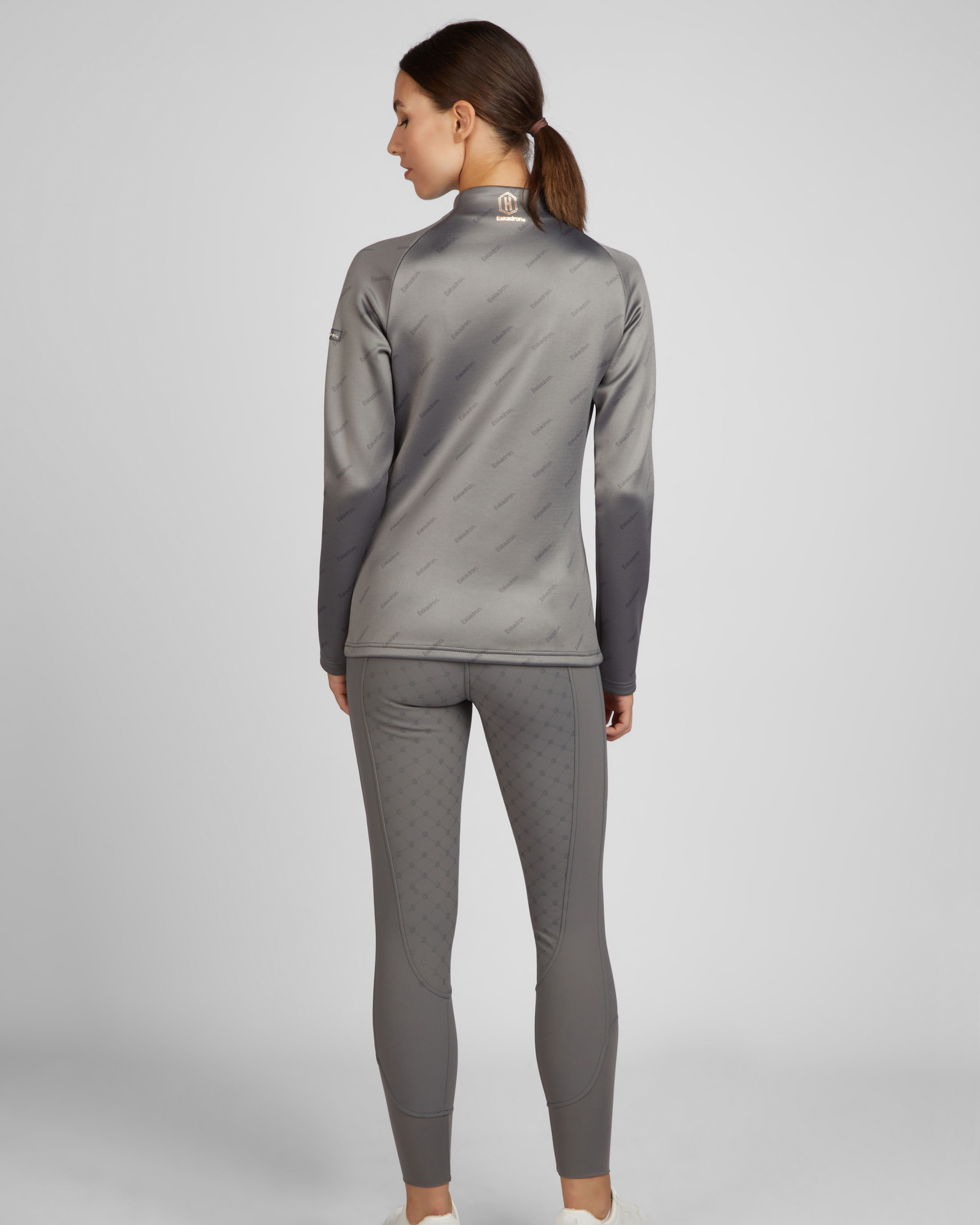 Shirt Damen Half-Zip Jersey Heritage