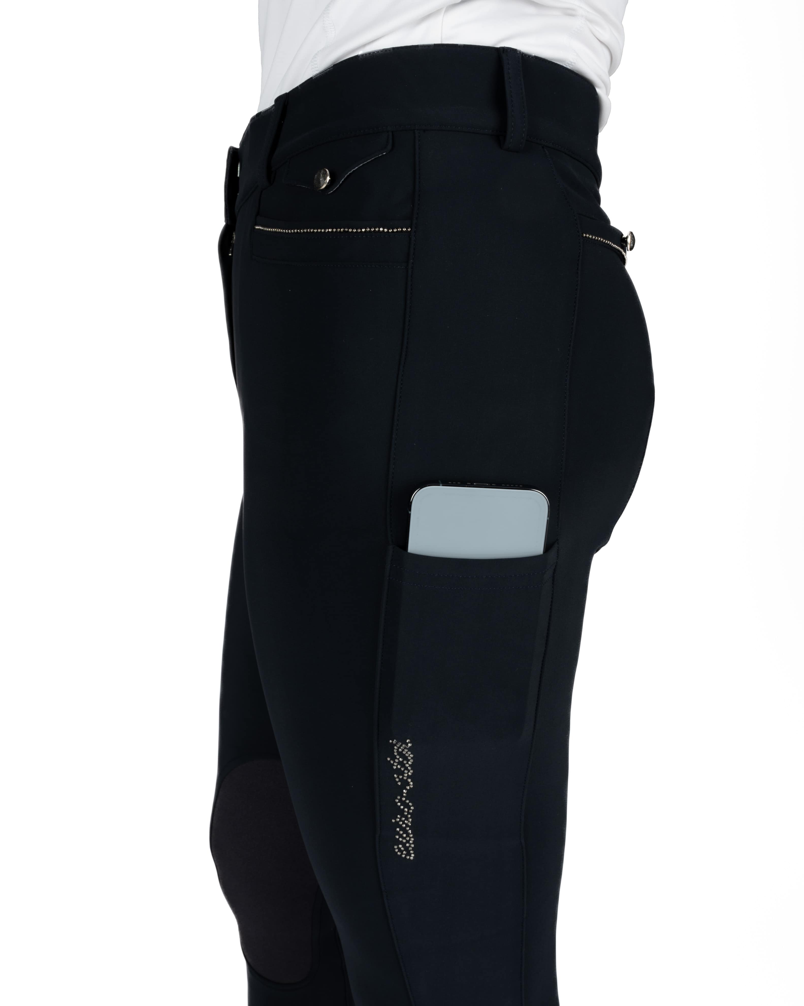 Reithose Damen Arielle Grip Connect Knee in night